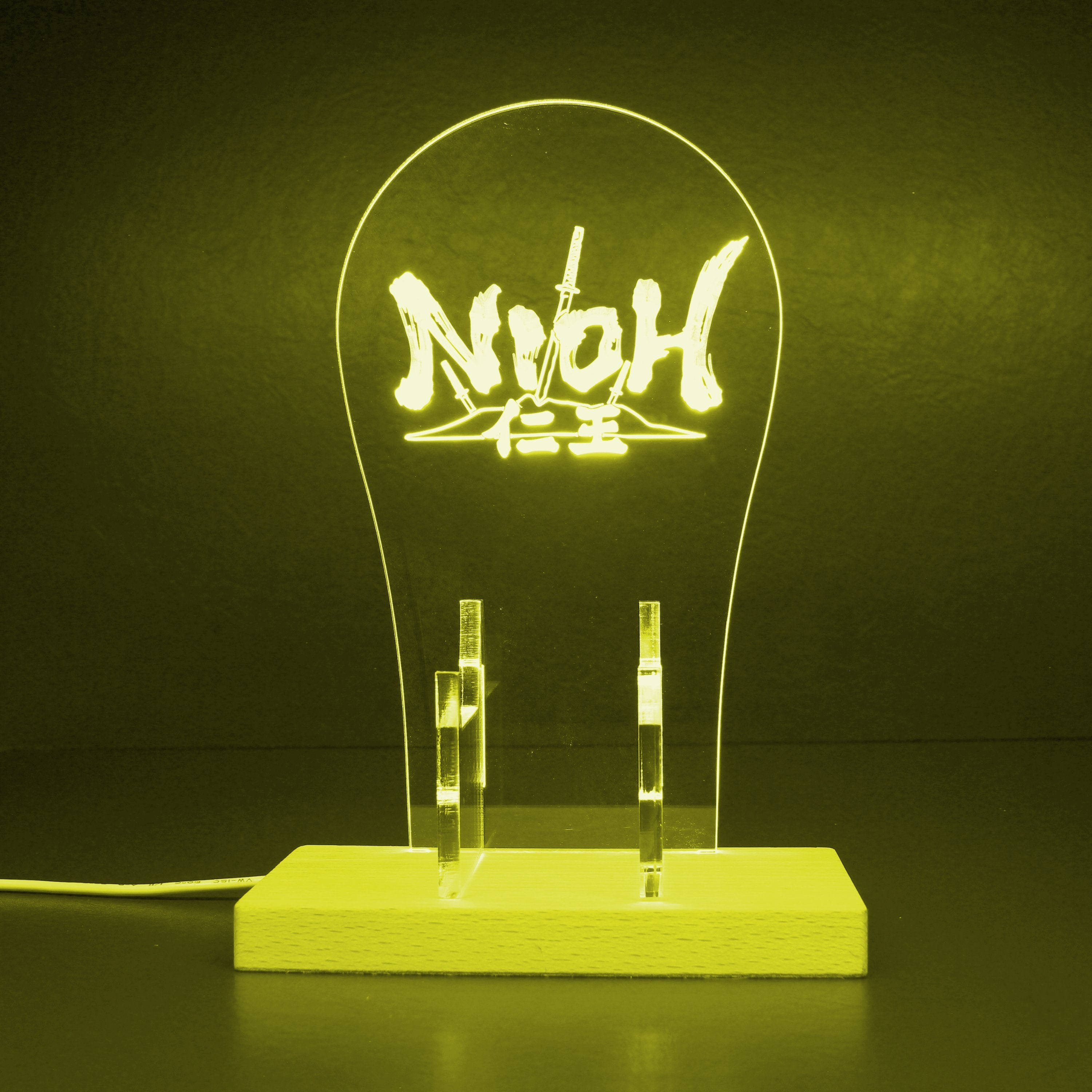 Nioh RGB LED Gaming Headset Controller Stand