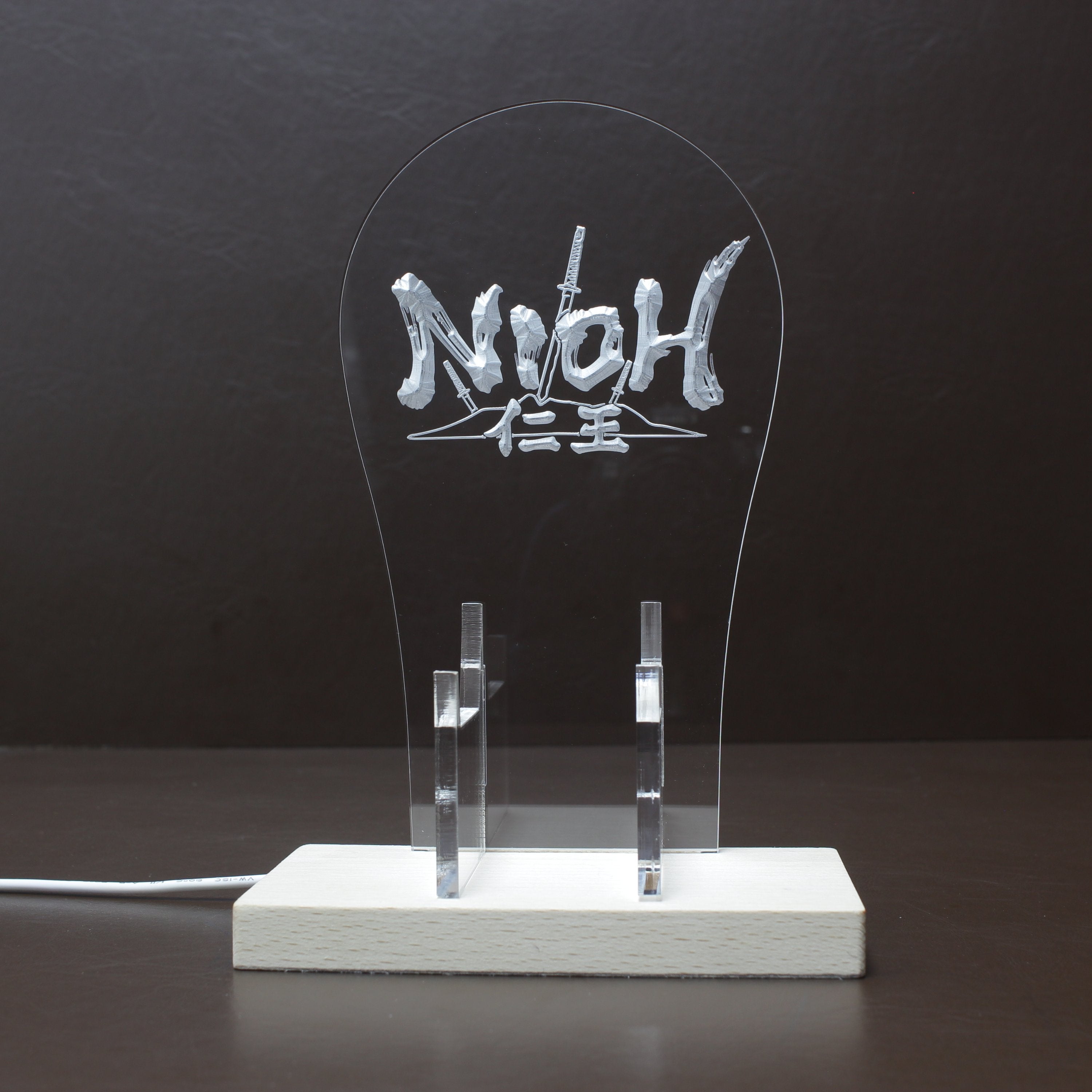 Nioh RGB LED Gaming Headset Controller Stand