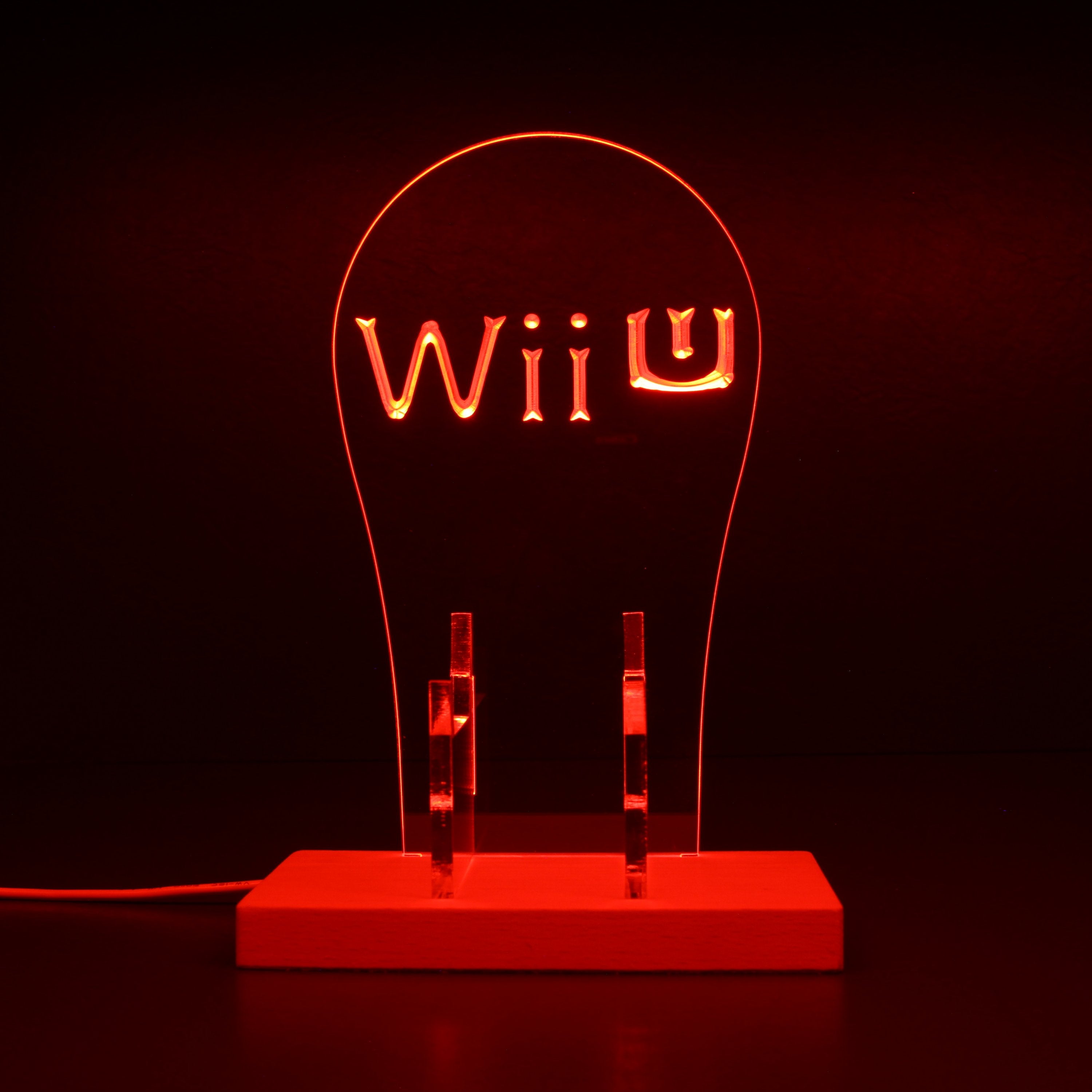 Wii U RGB LED Gaming Headset Controller Stand