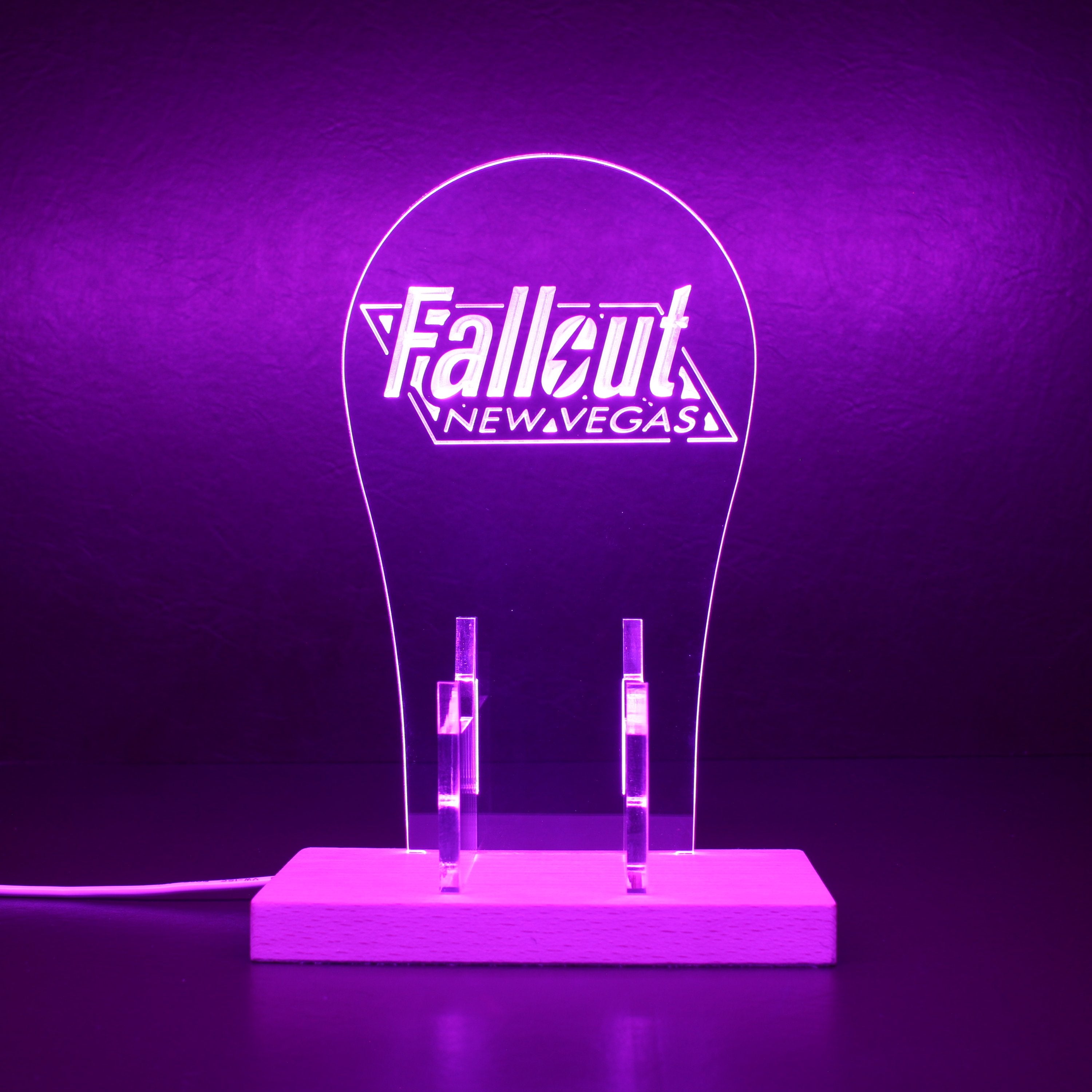 Fallout RGB LED Gaming Headset Controller Stand