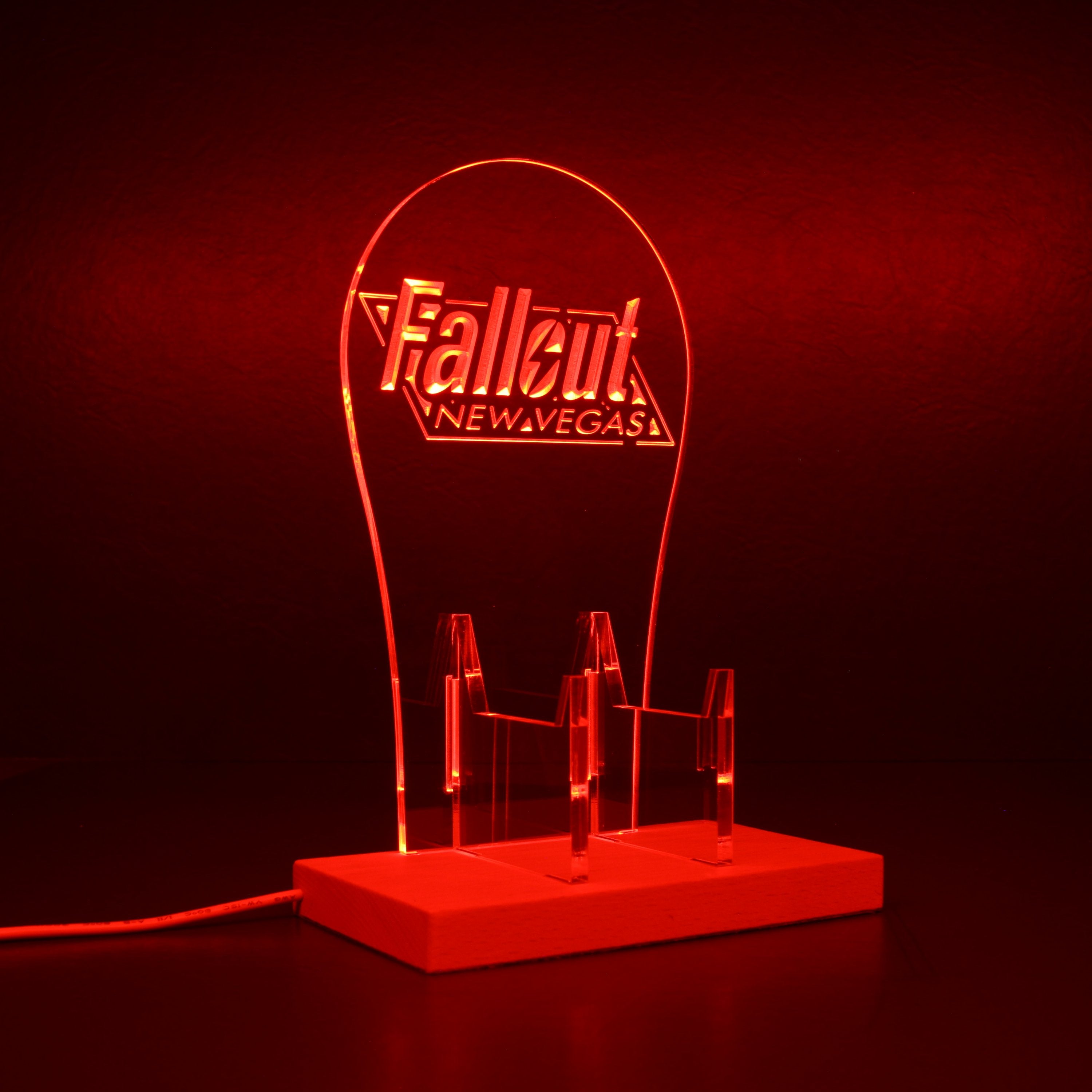 Fallout RGB LED Gaming Headset Controller Stand