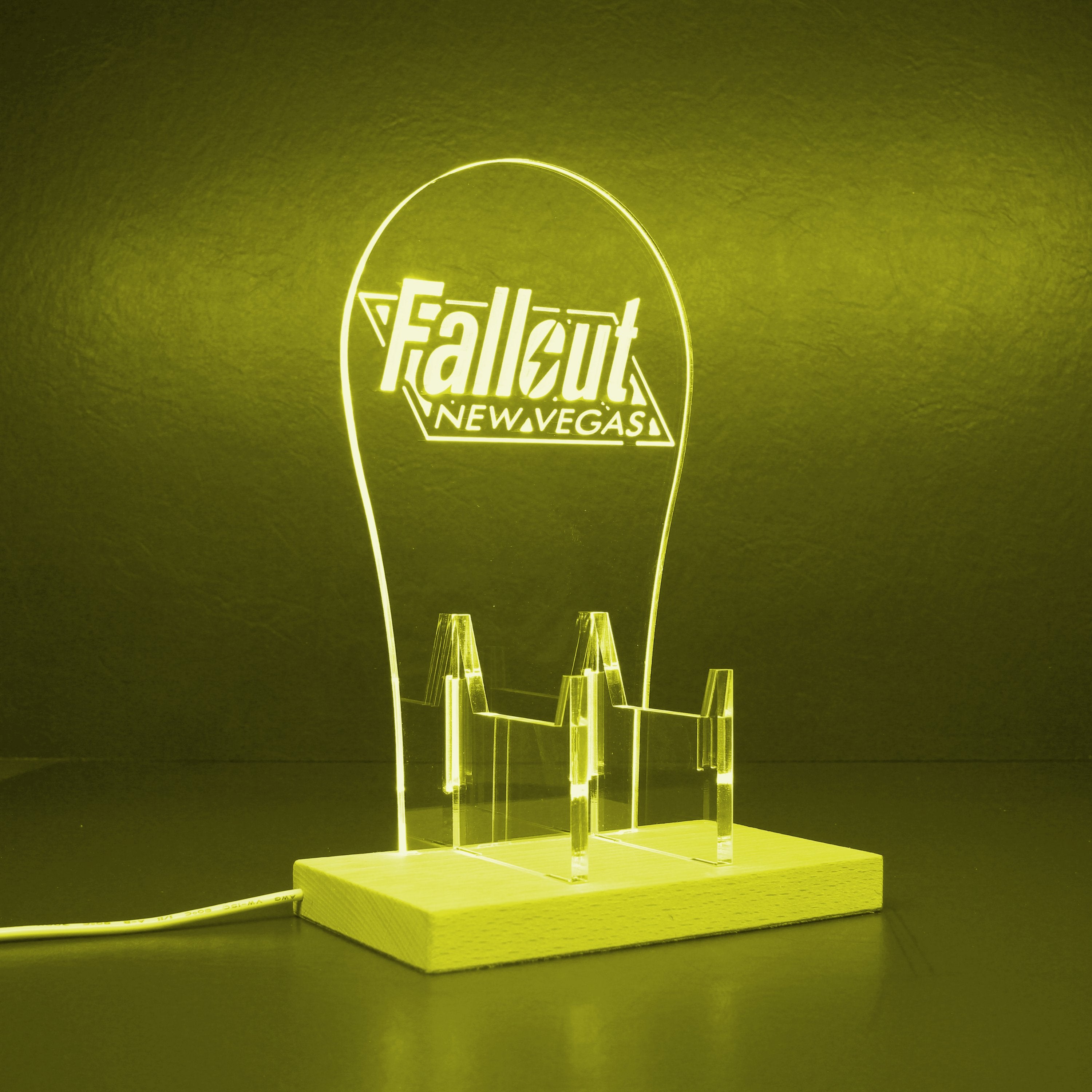 Fallout RGB LED Gaming Headset Controller Stand