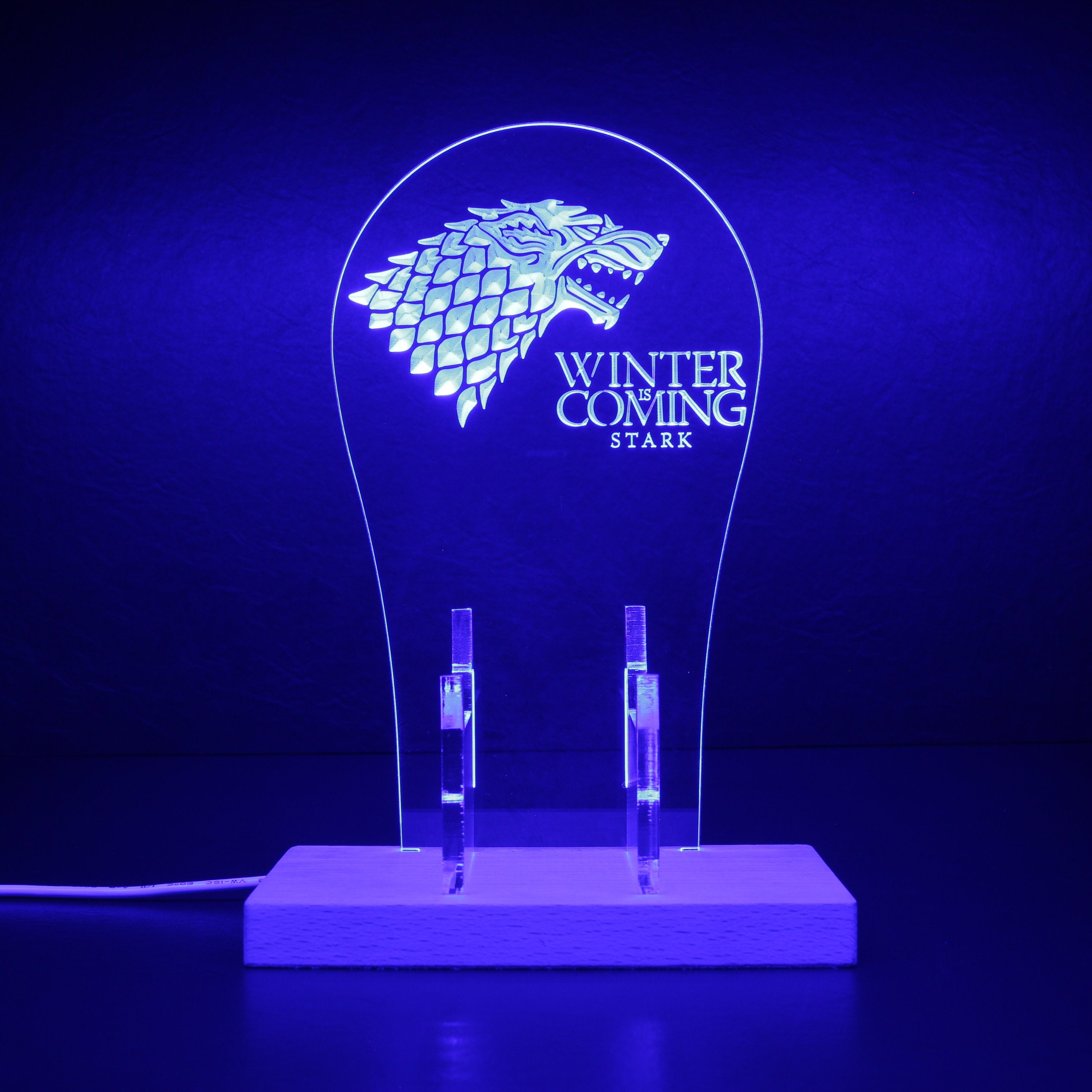 House Stark Game of the Thrones RGB LED Gaming Headset Controller Stand