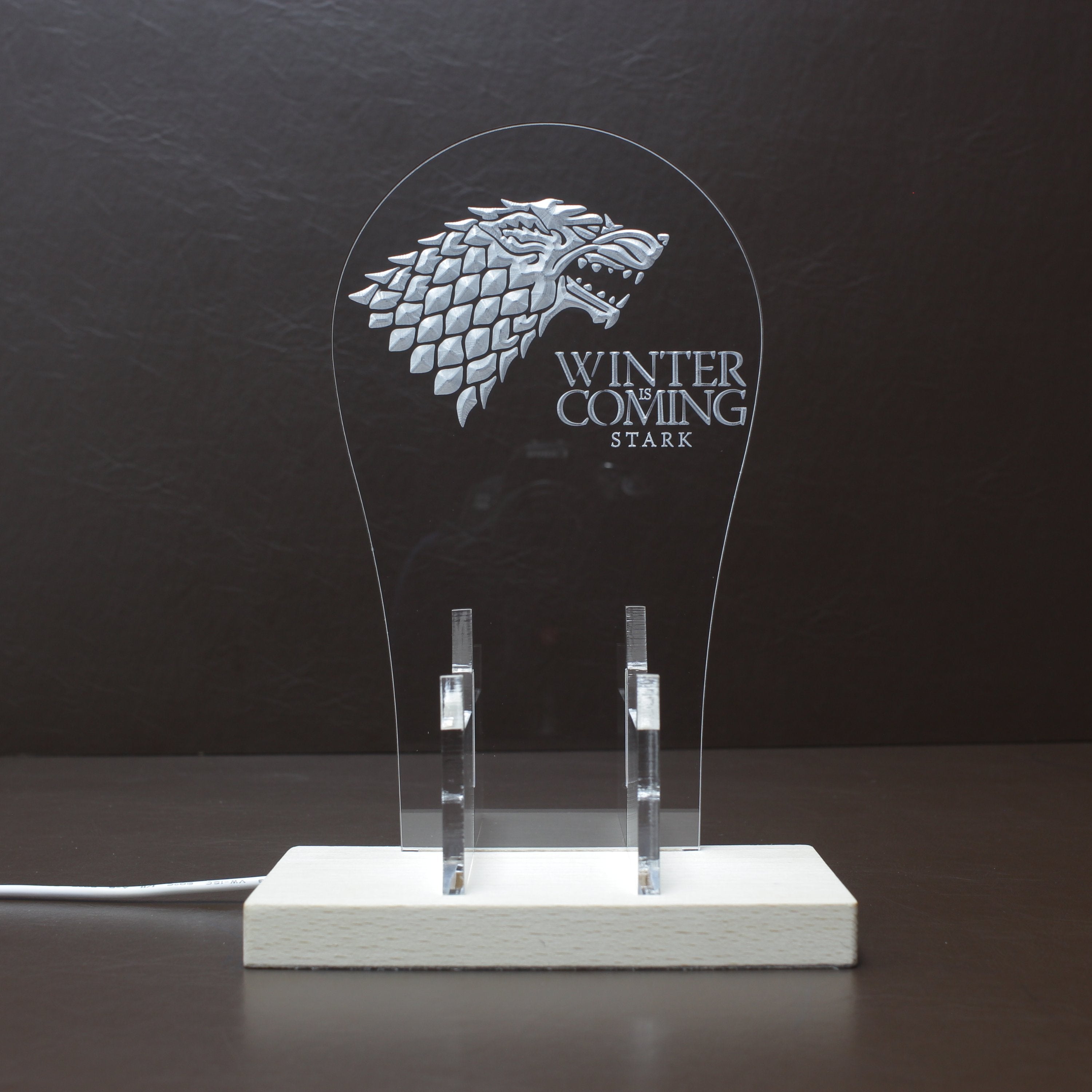 House Stark Game of the Thrones RGB LED Gaming Headset Controller Stand