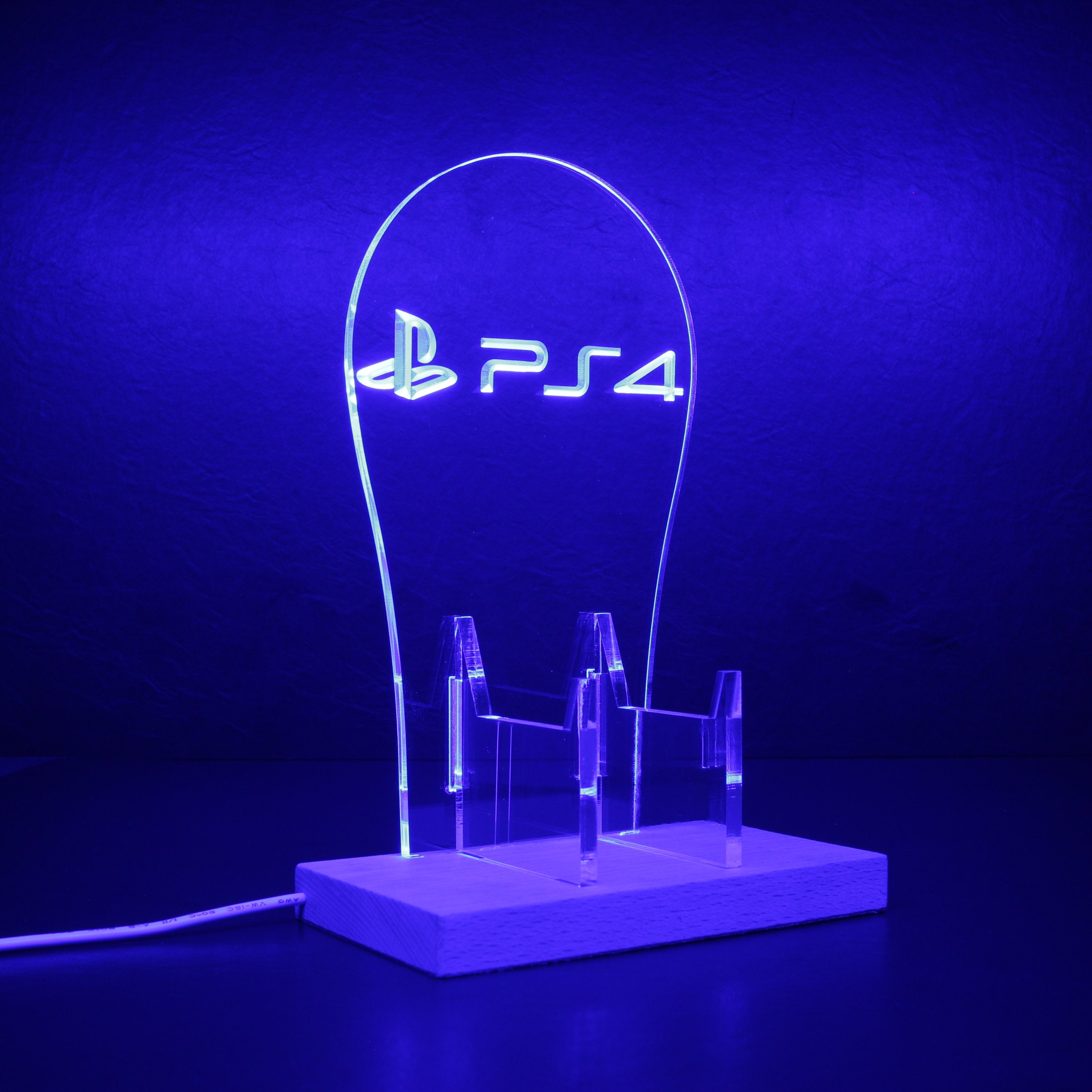 PS4 RGB LED Gaming Headset Controller Stand