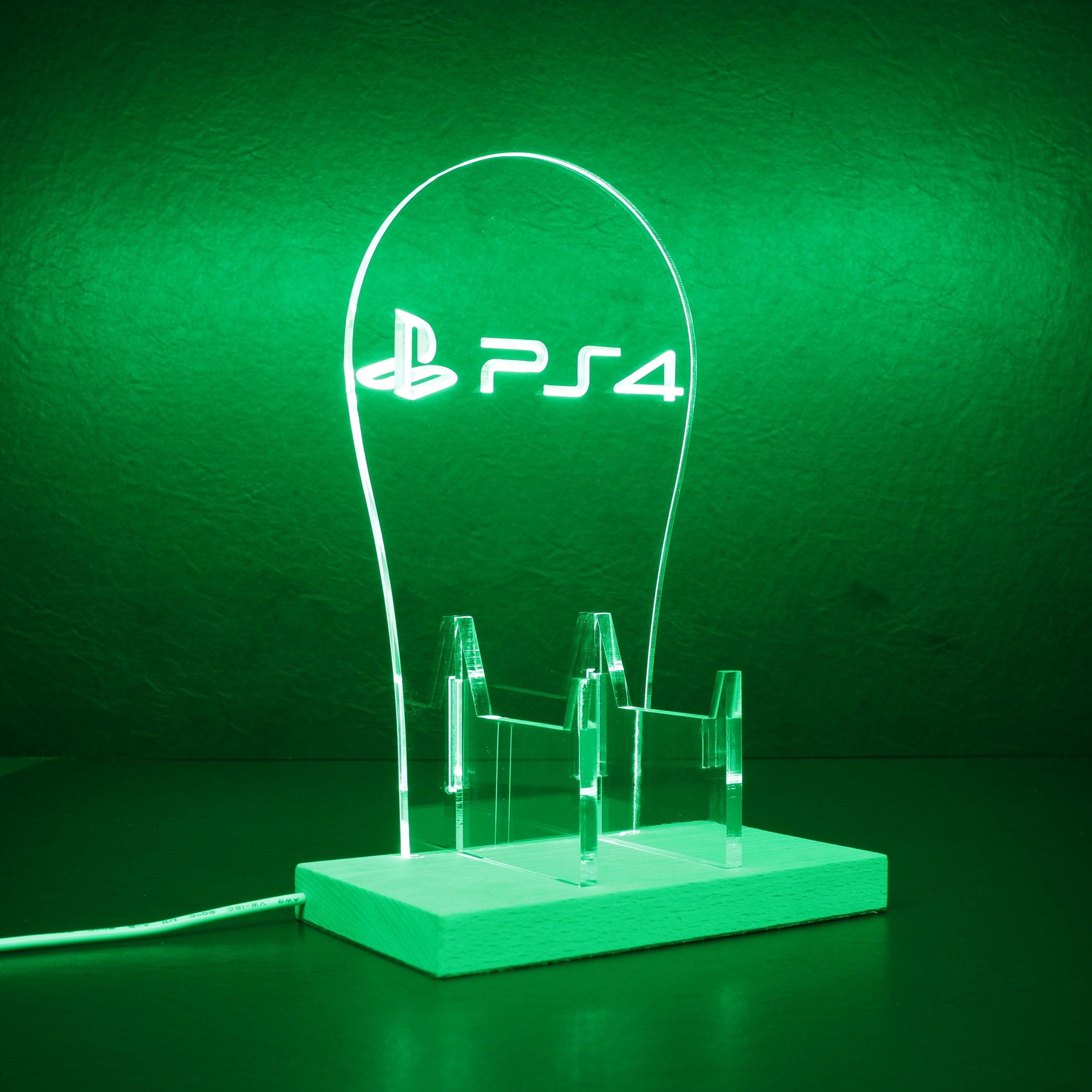 PS4 RGB LED Gaming Headset Controller Stand