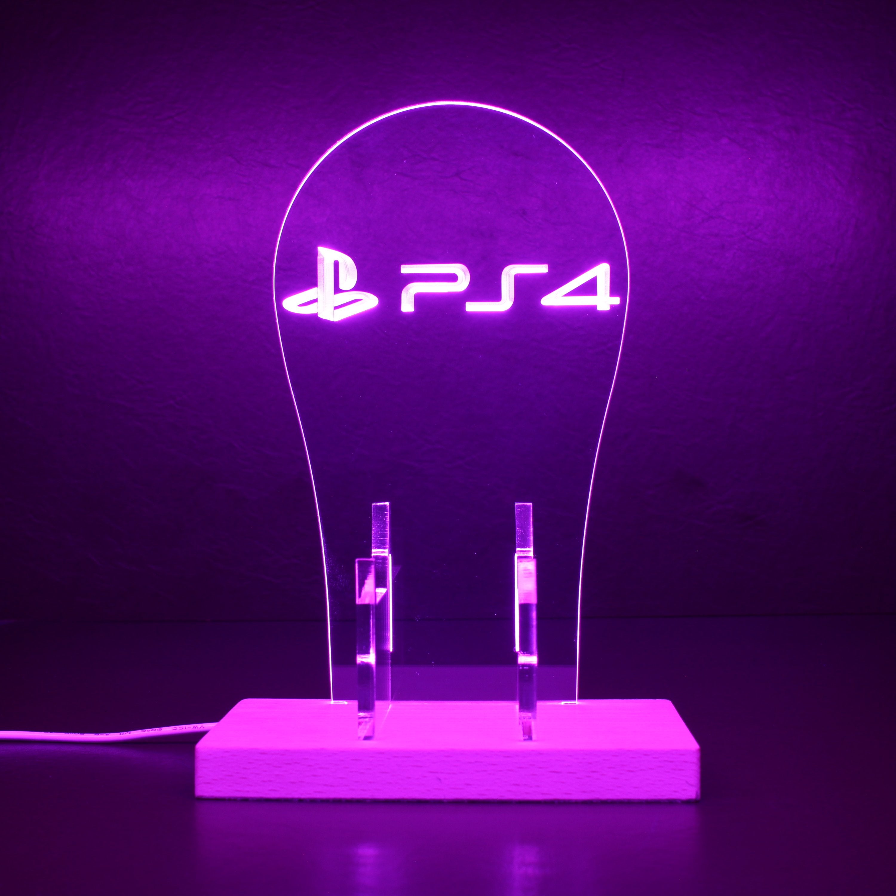 PS4 RGB LED Gaming Headset Controller Stand