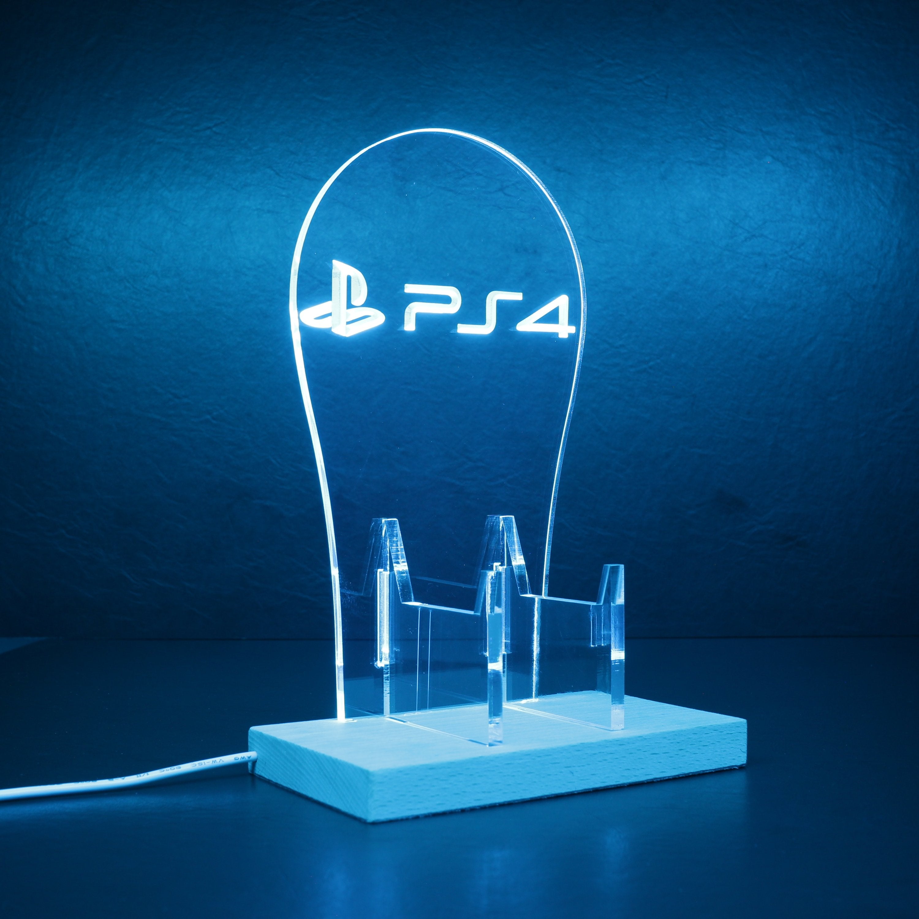 PS4 RGB LED Gaming Headset Controller Stand