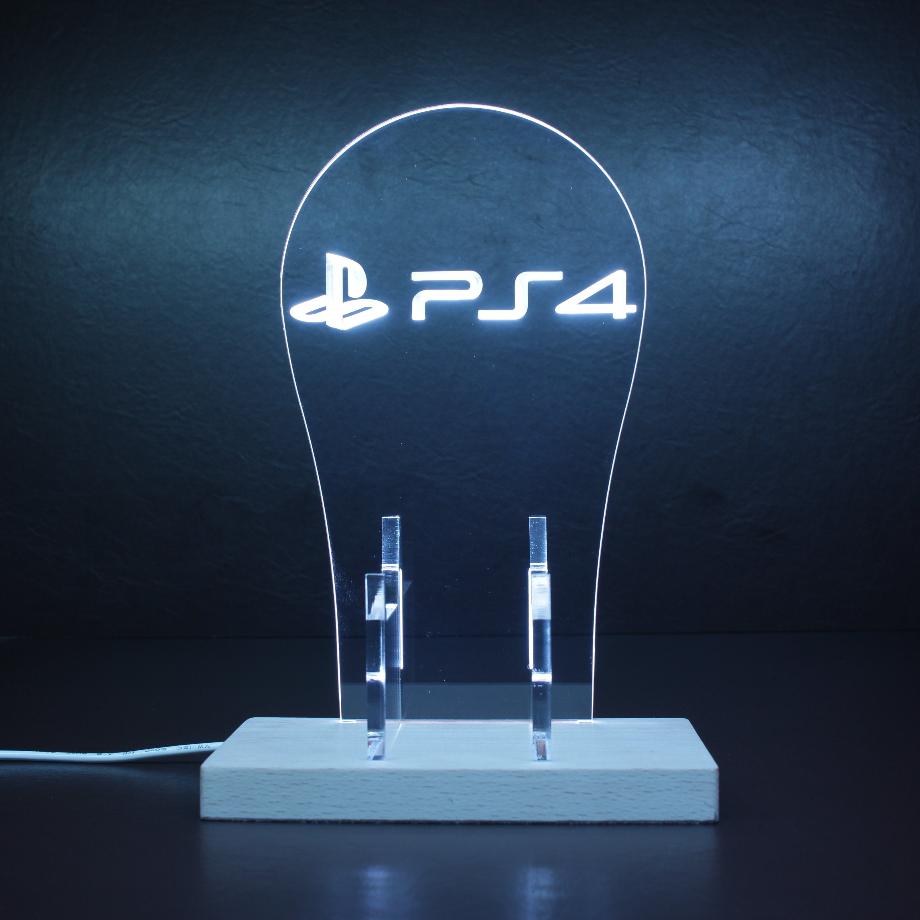 PS4 RGB LED Gaming Headset Controller Stand