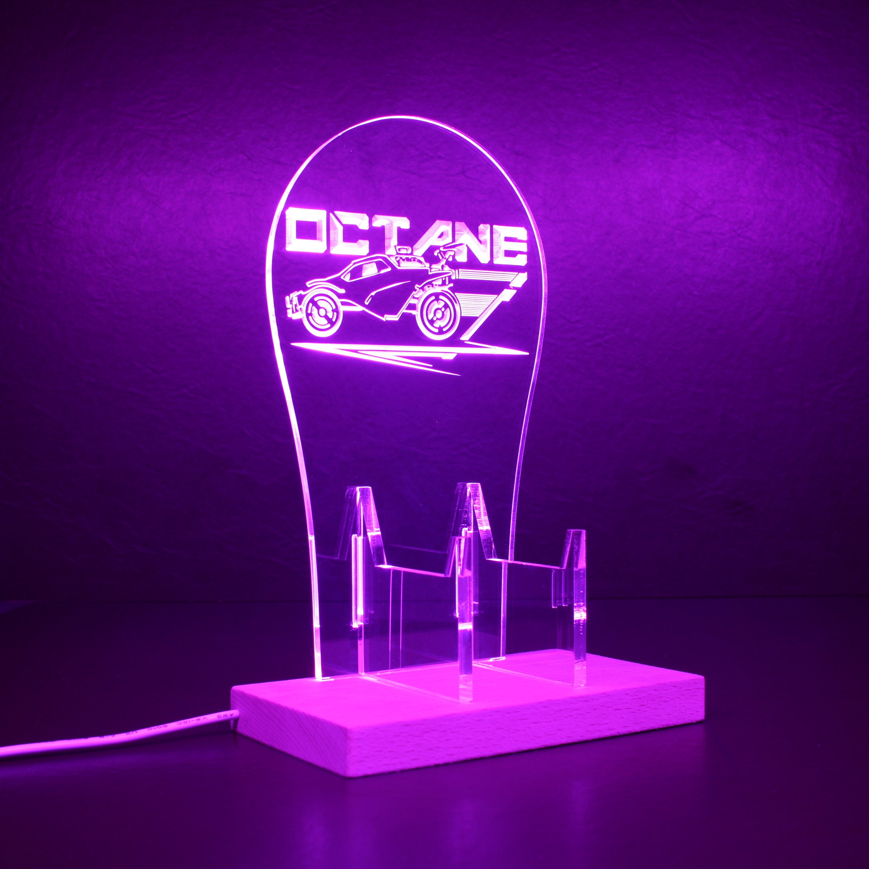 Rocket League Octane RGB LED Gaming Headset Controller Stand