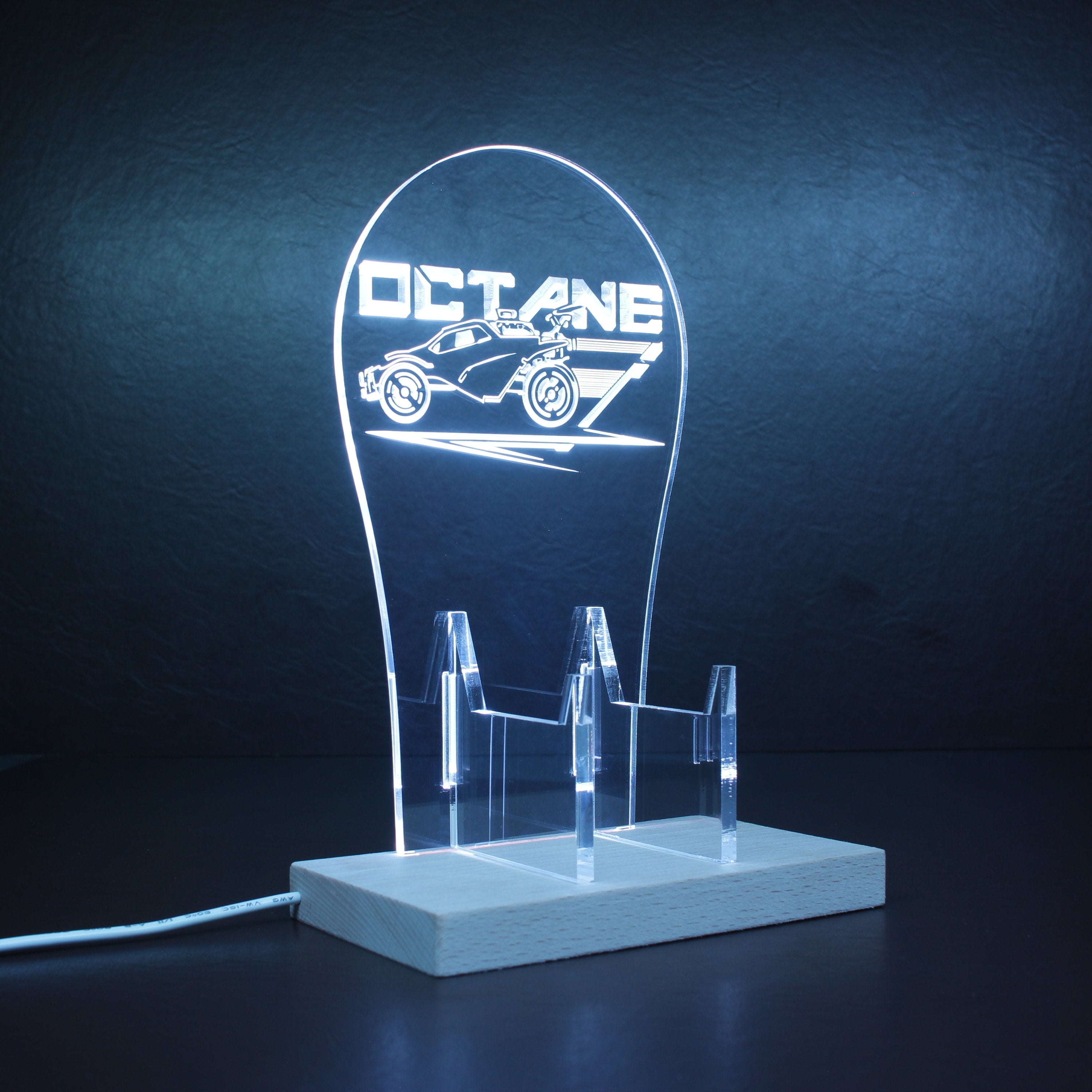 Rocket League Octane RGB LED Gaming Headset Controller Stand