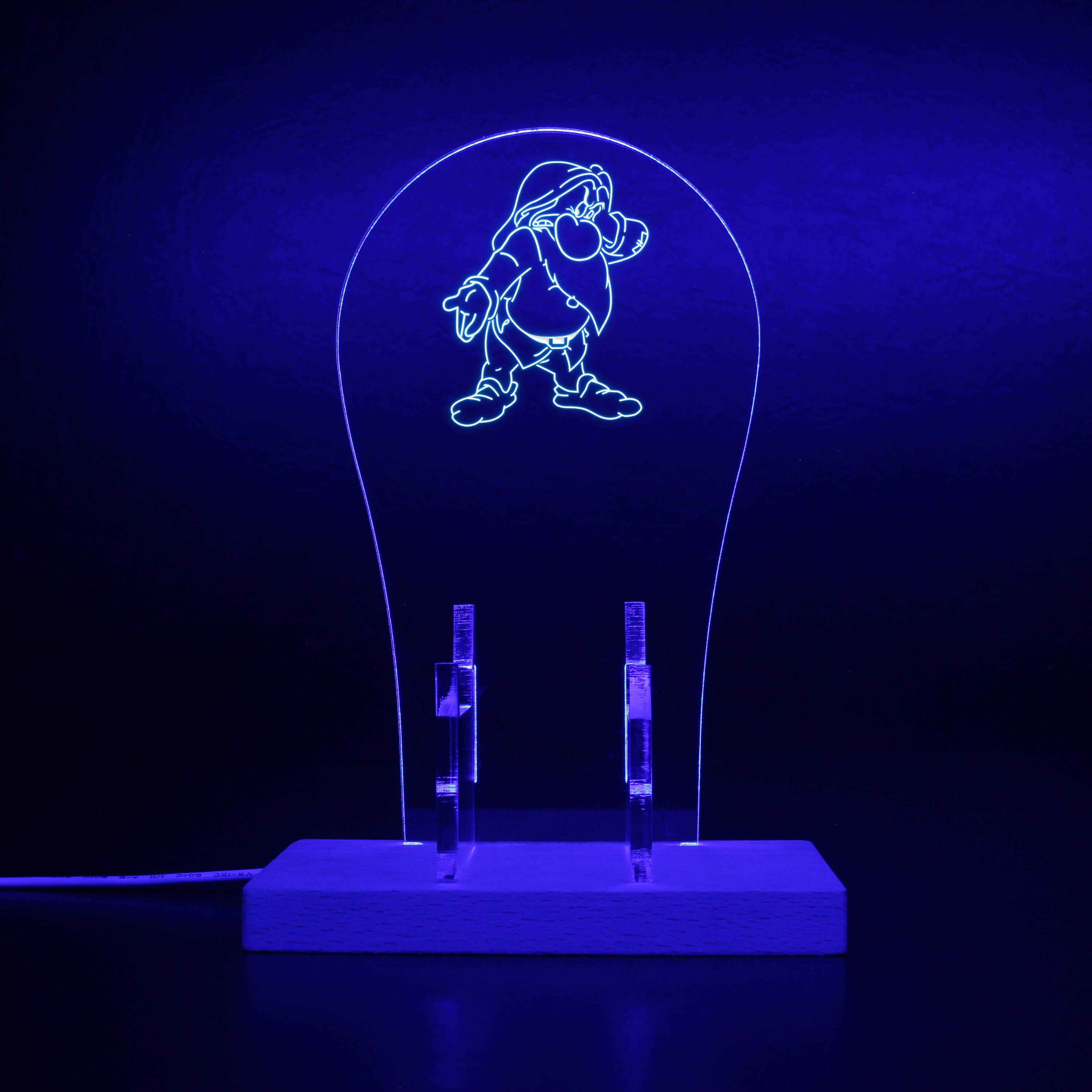 Grumpy RGB LED Gaming Headset Controller Stand