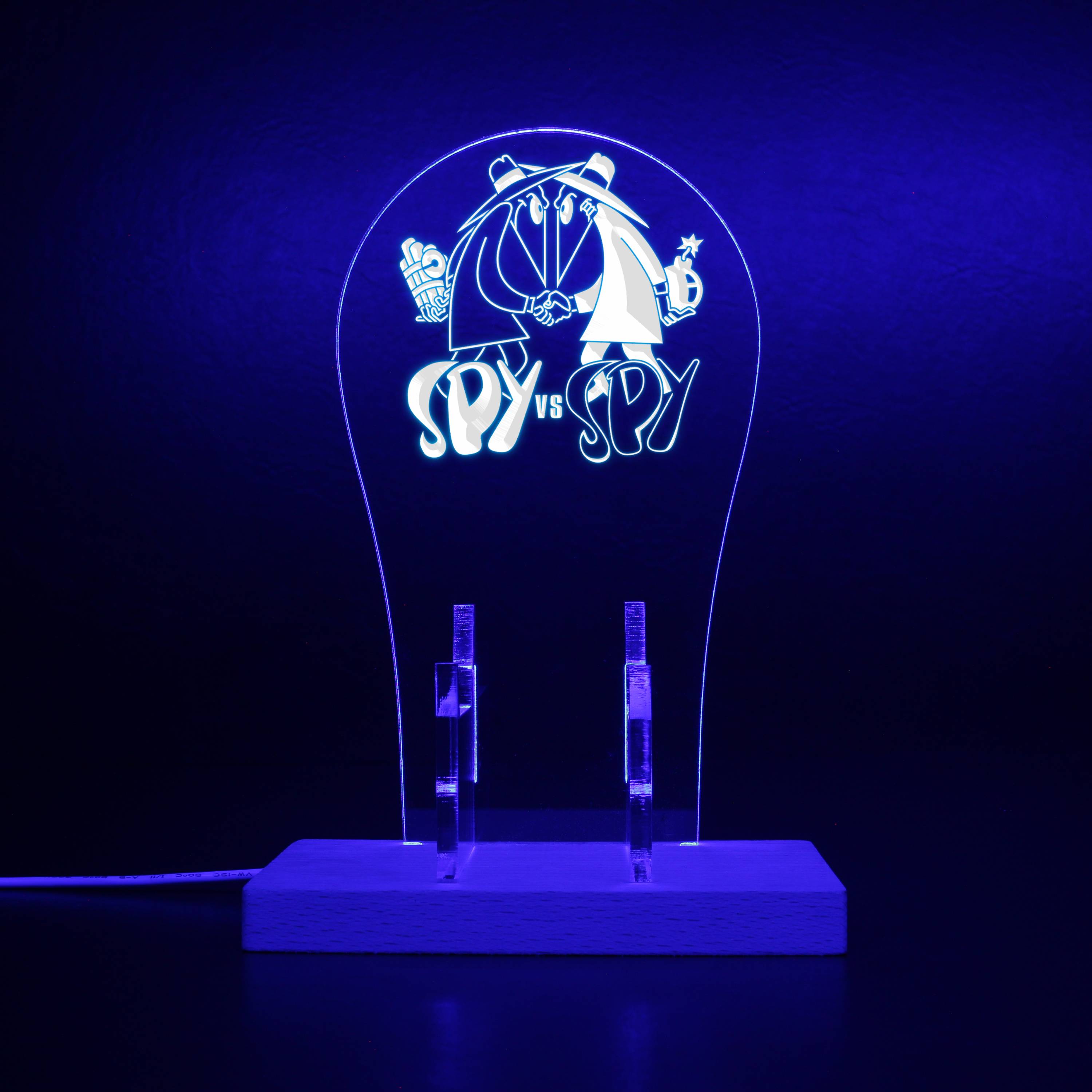 SPY VS SPY RGB LED Gaming Headset Controller Stand