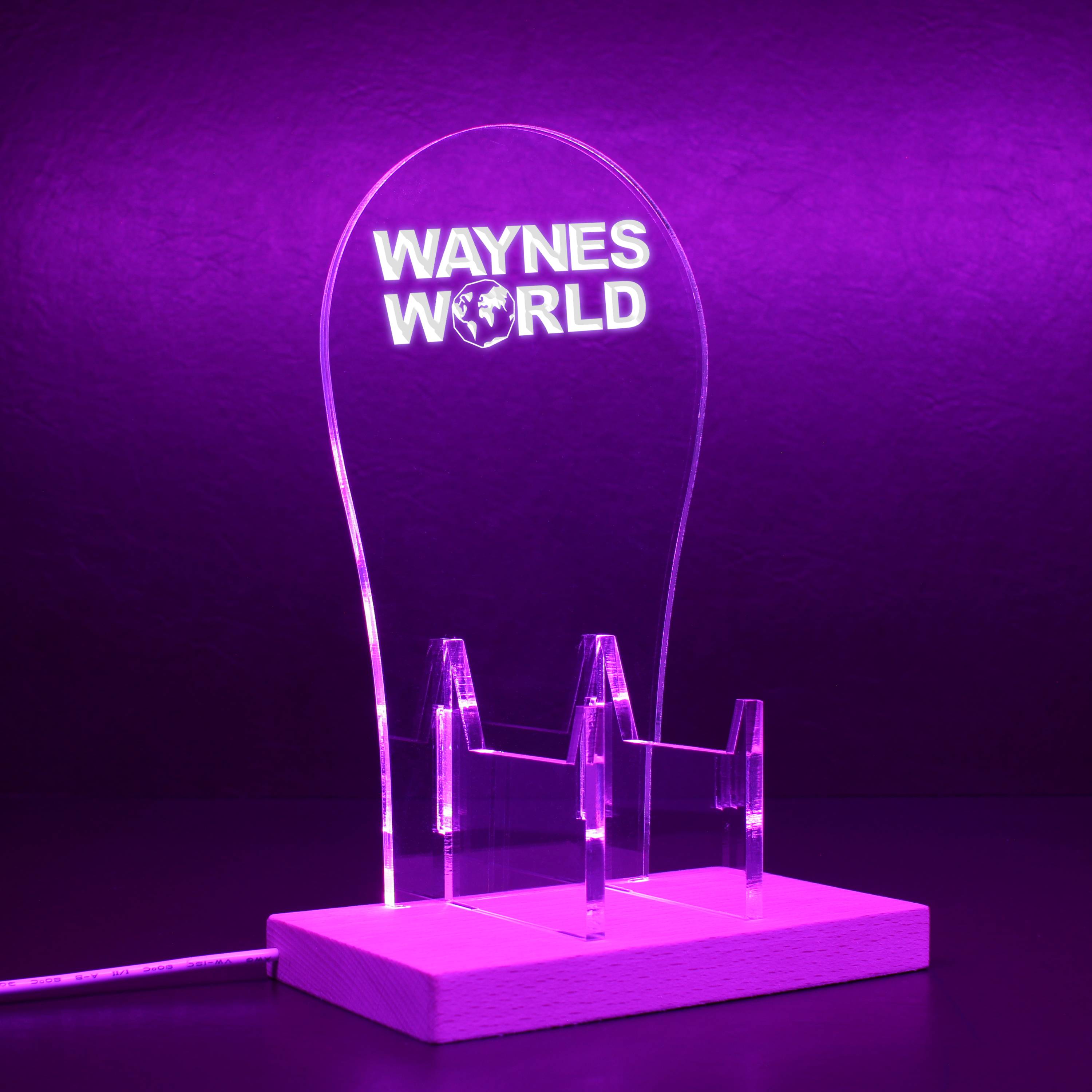 Wayne'S World RGB LED Gaming Headset Controller Stand