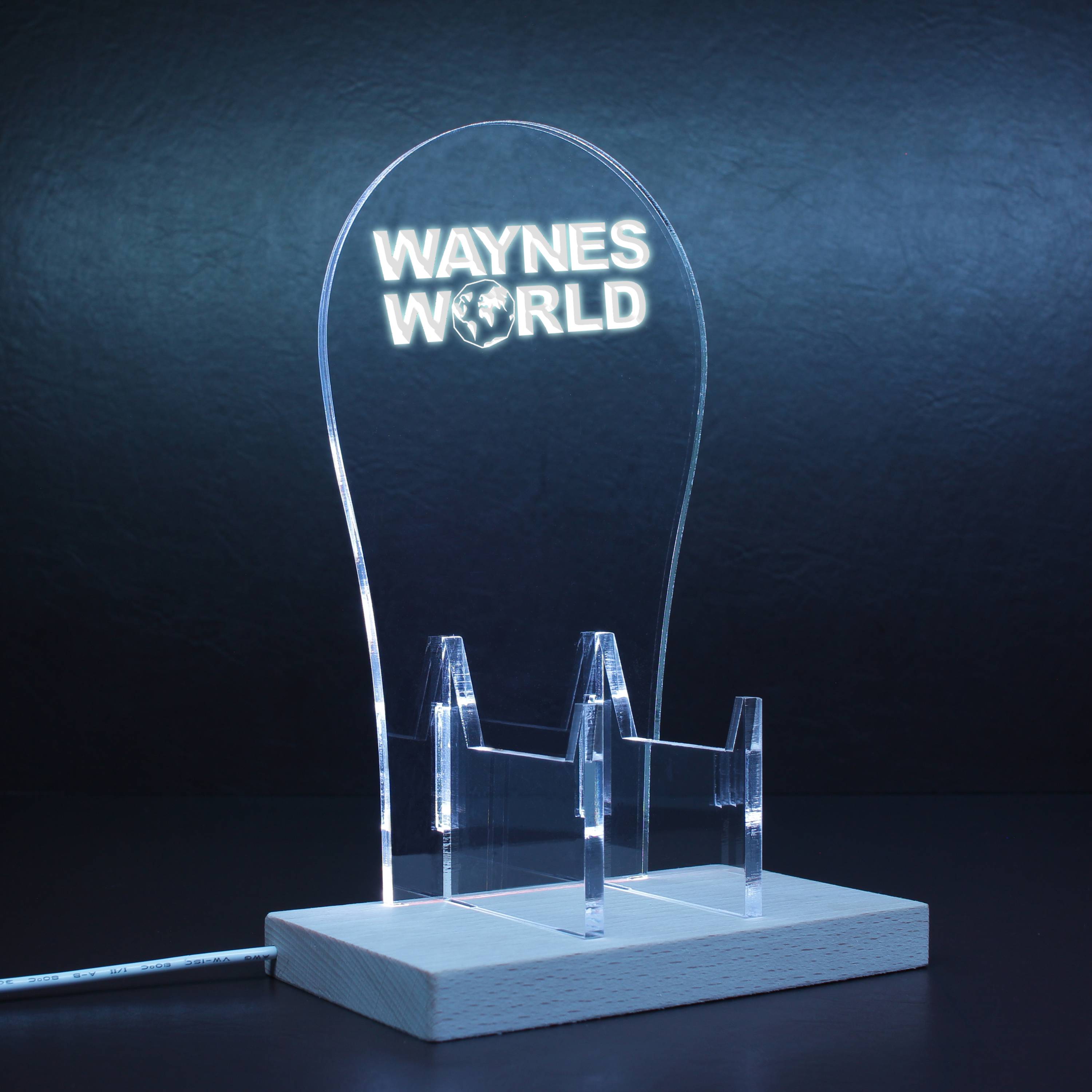 Wayne'S World RGB LED Gaming Headset Controller Stand