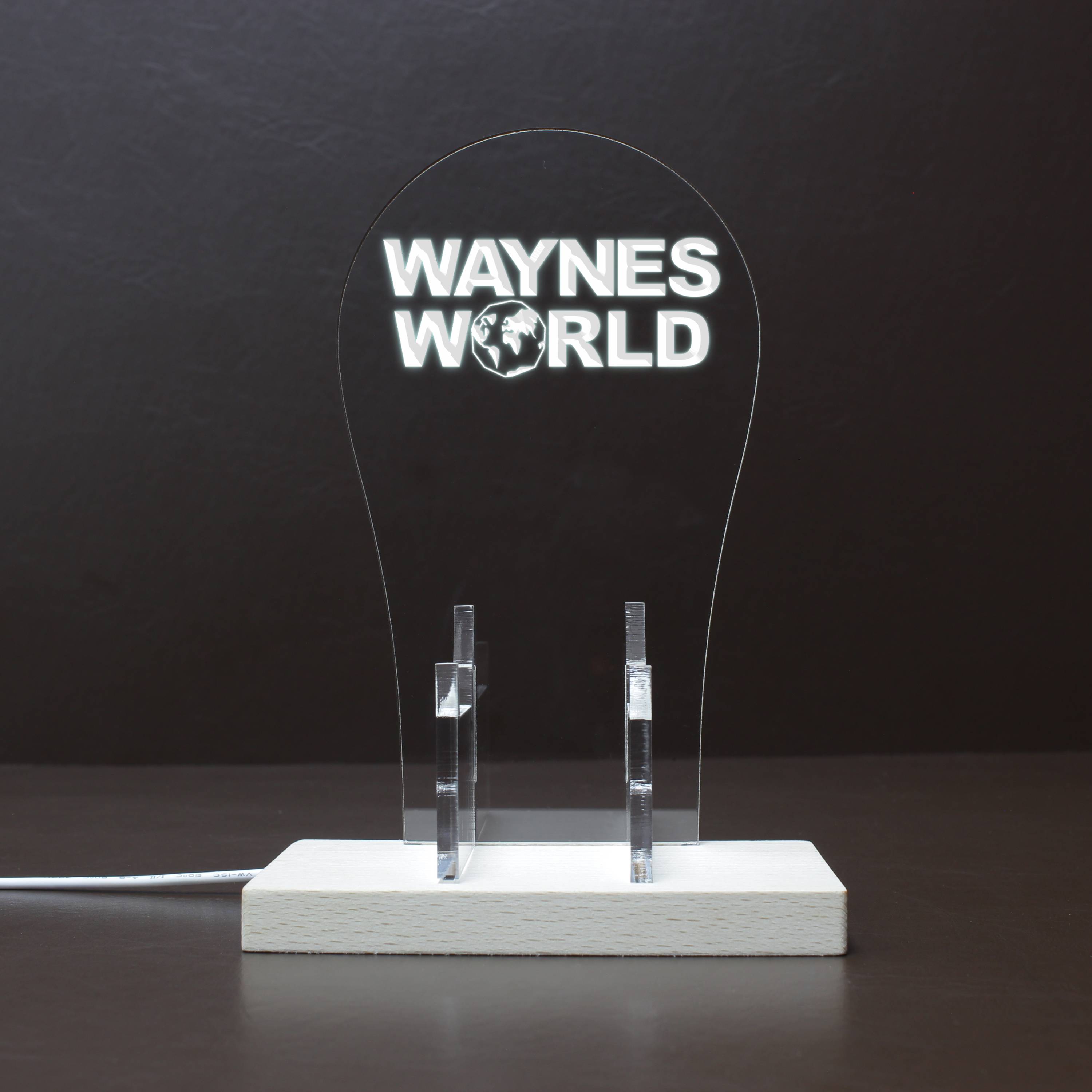 Wayne'S World RGB LED Gaming Headset Controller Stand