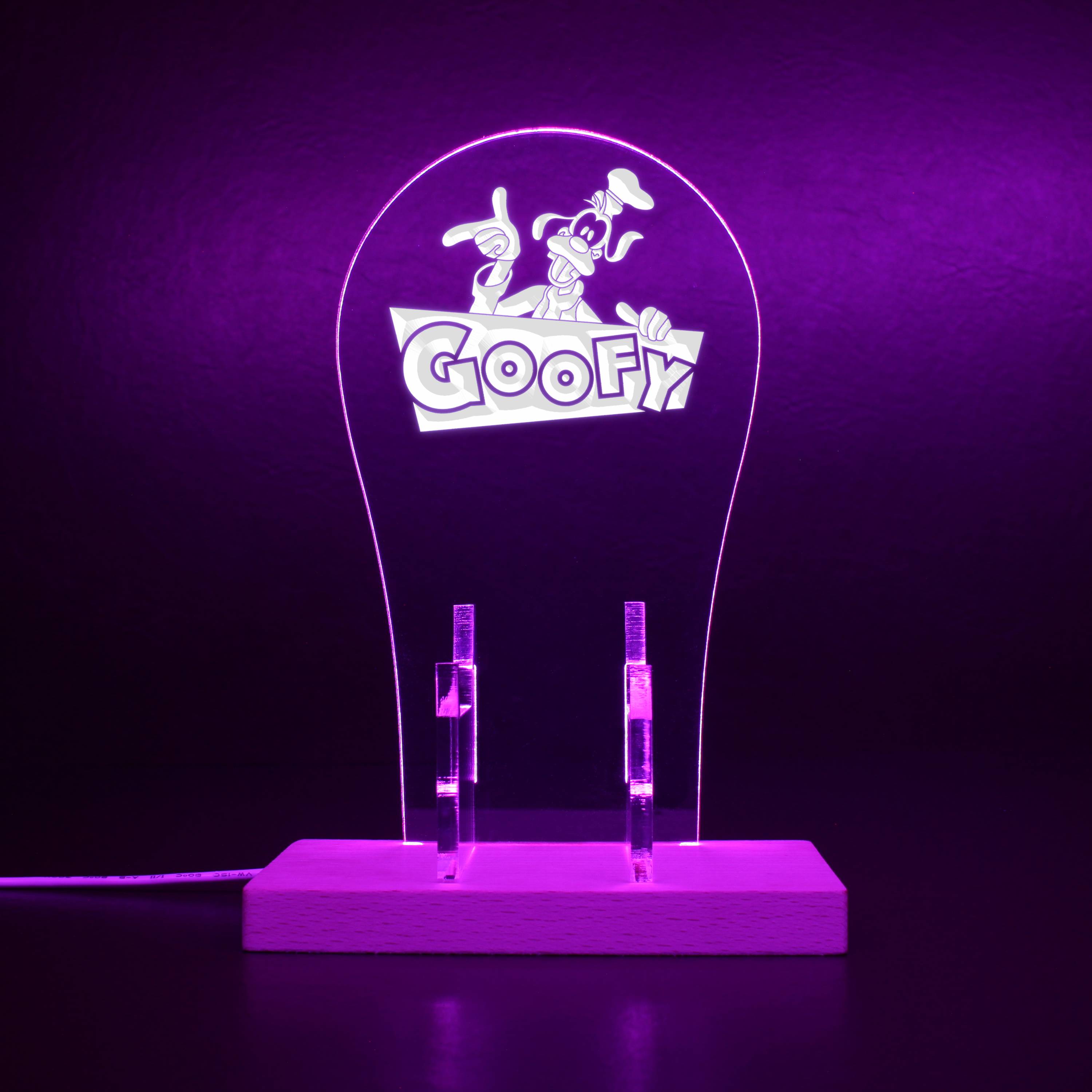 Goofy 1 RGB LED Gaming Headset Controller Stand