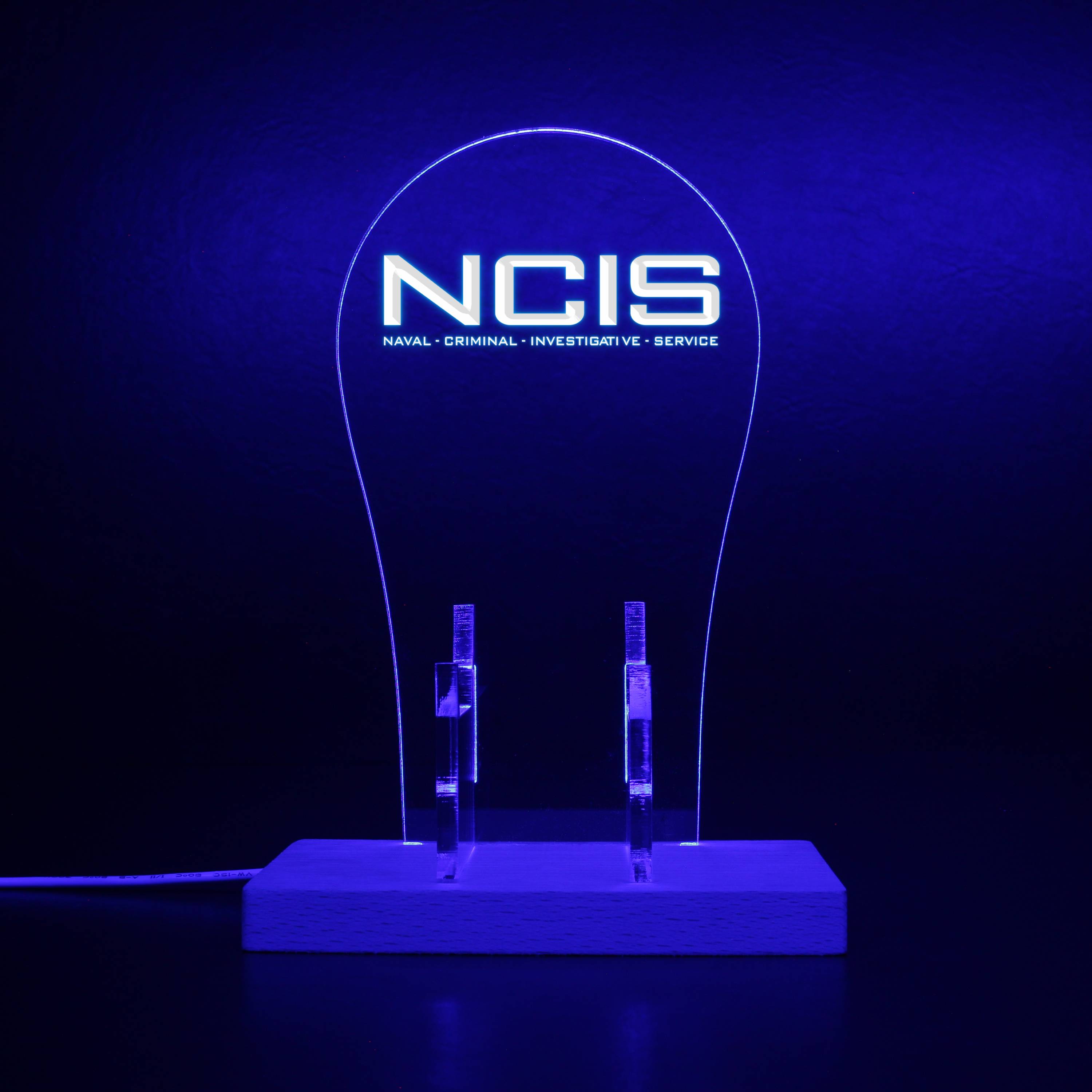 NCIS Naval Criminal Investigative RGB LED Gaming Headset Controller Stand