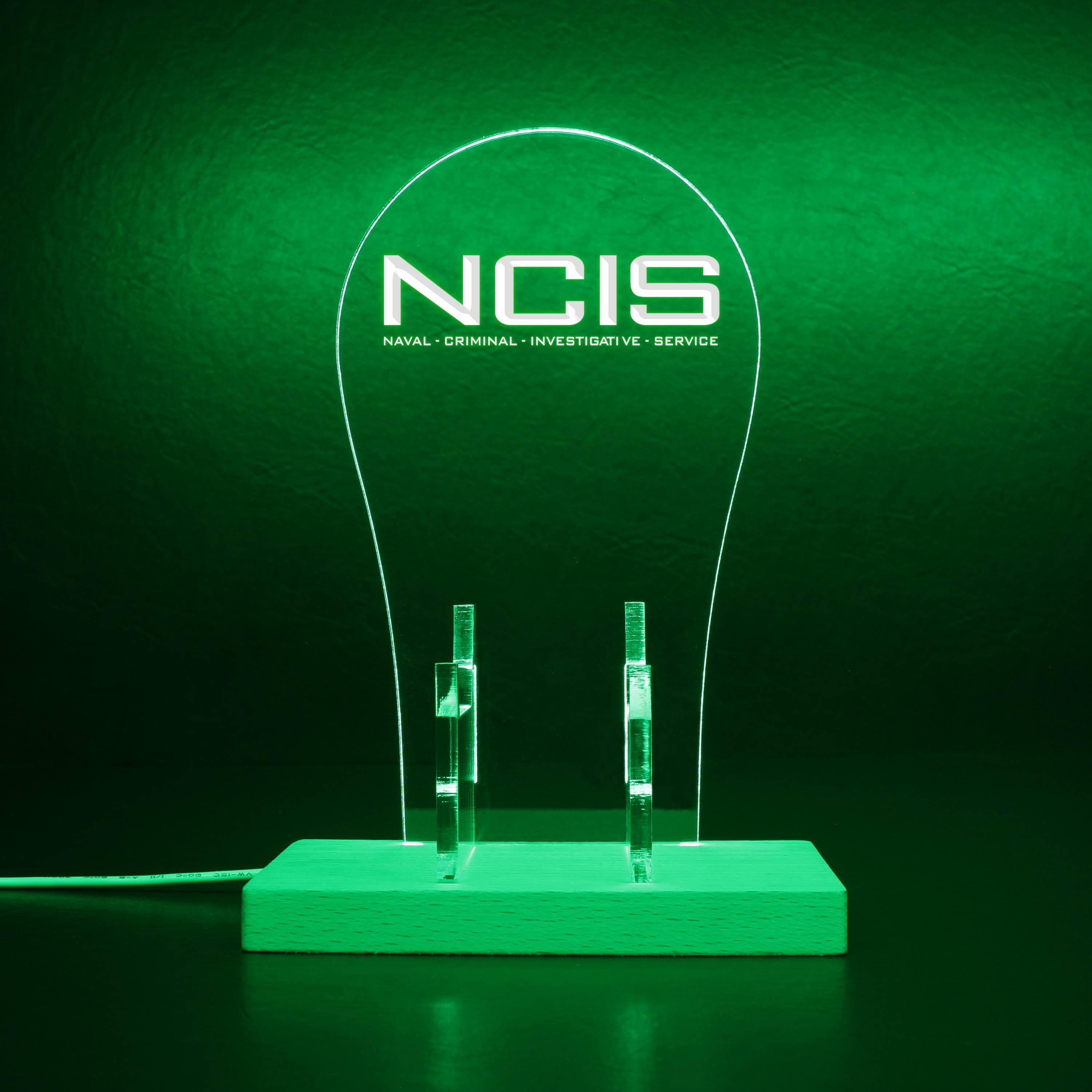 NCIS Naval Criminal Investigative RGB LED Gaming Headset Controller Stand