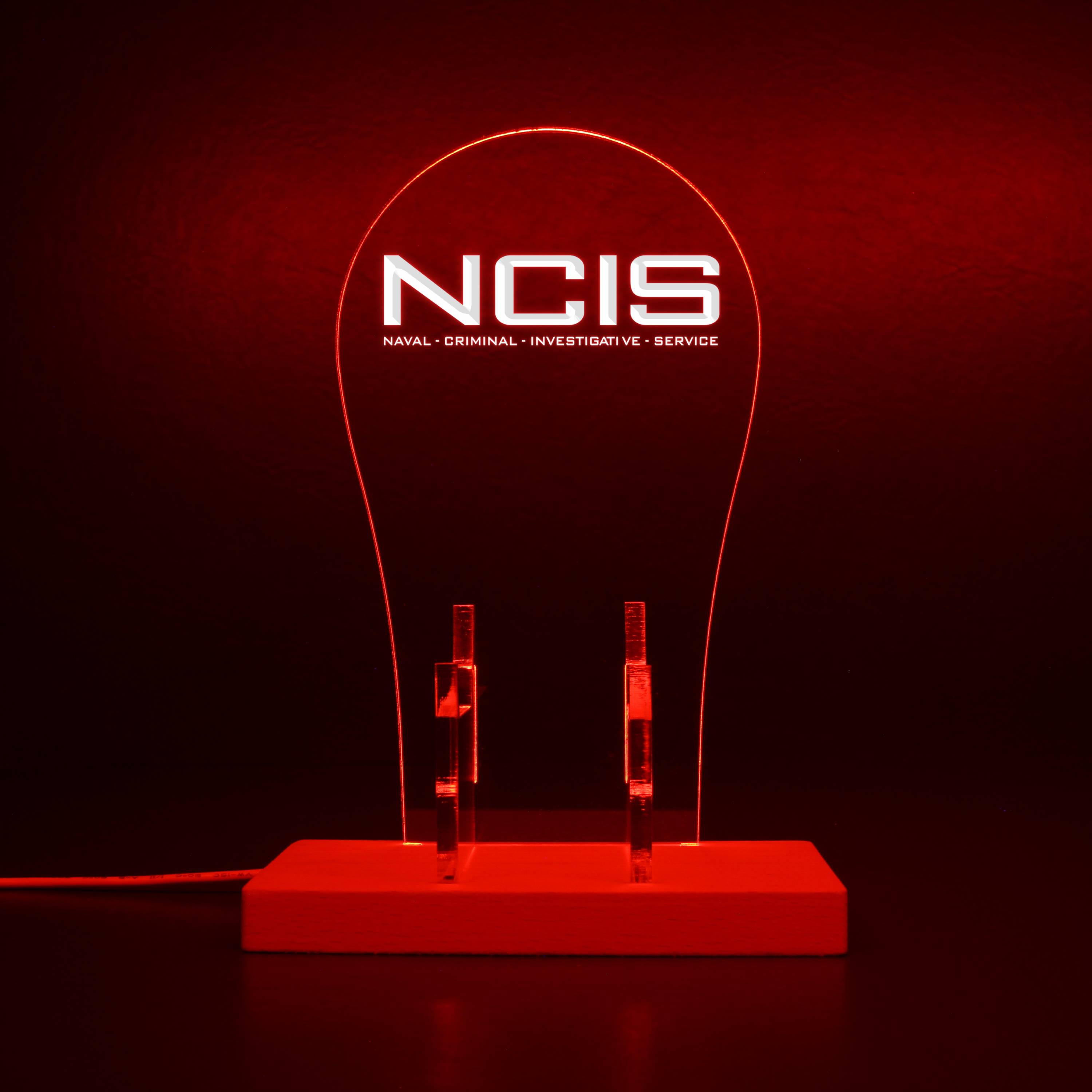 NCIS Naval Criminal Investigative RGB LED Gaming Headset Controller Stand