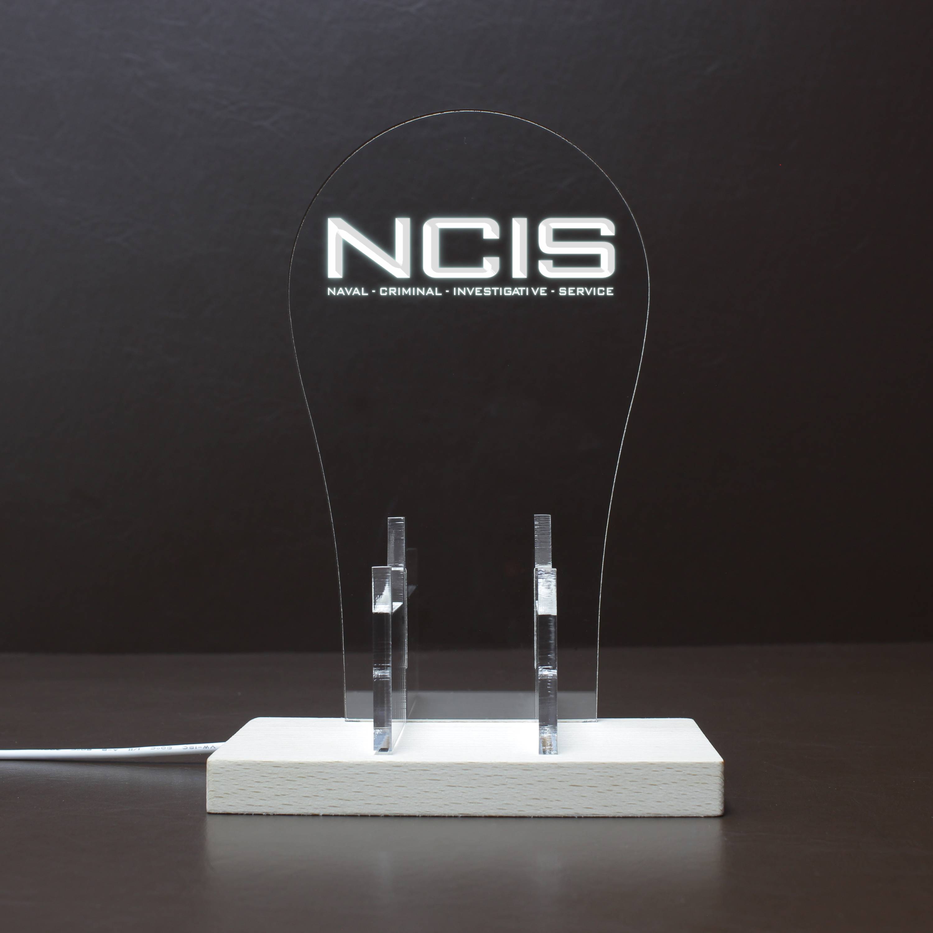 NCIS Naval Criminal Investigative RGB LED Gaming Headset Controller Stand