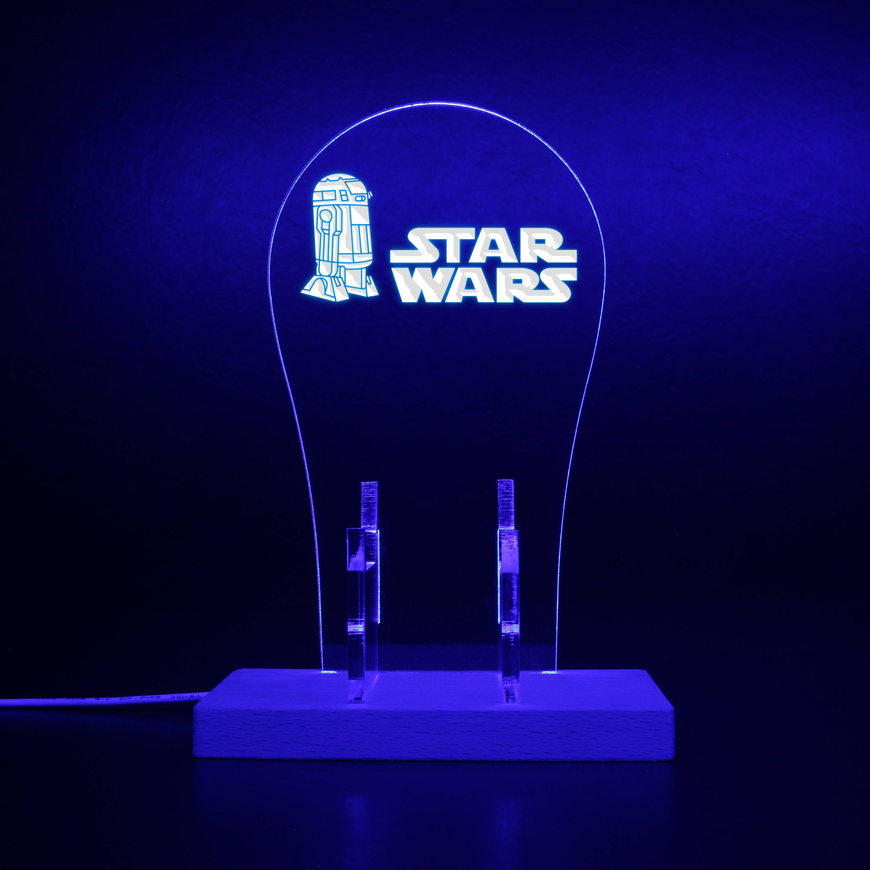 Star Wars R2-D2 R2D2 RGB LED Gaming Headset Controller Stand