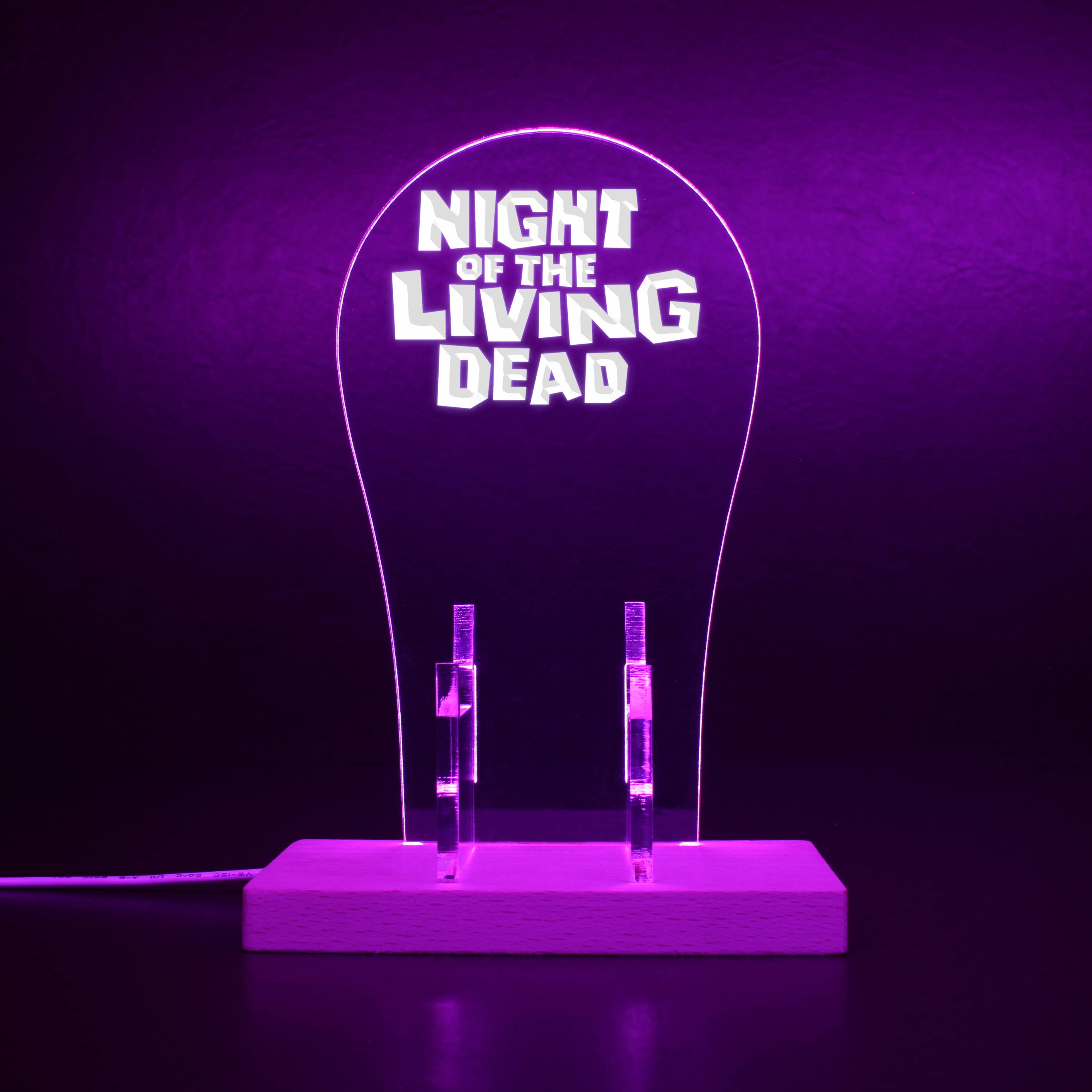 Night Of The Living Dead RGB LED Gaming Headset Controller Stand