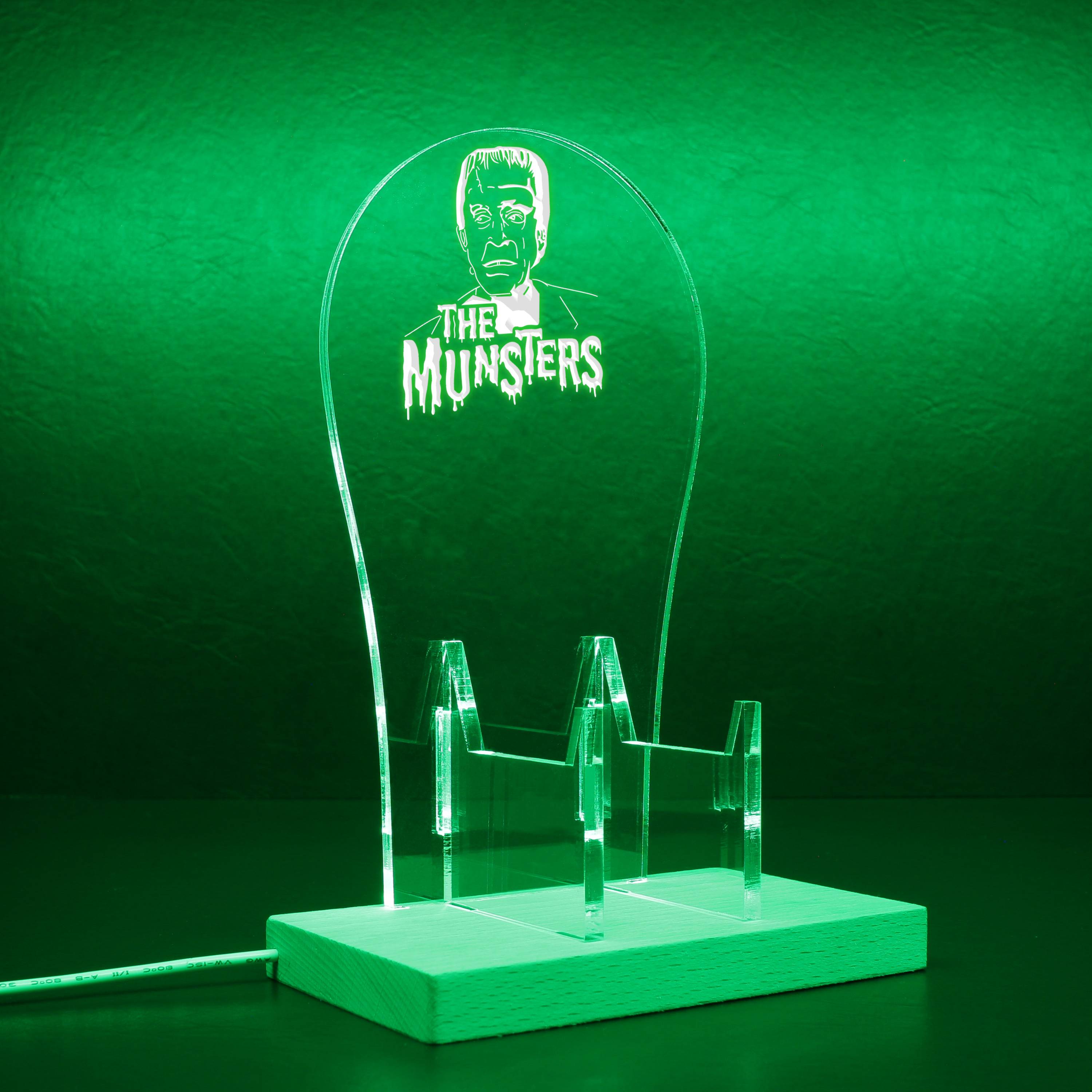 The Munsters RGB LED Gaming Headset Controller Stand