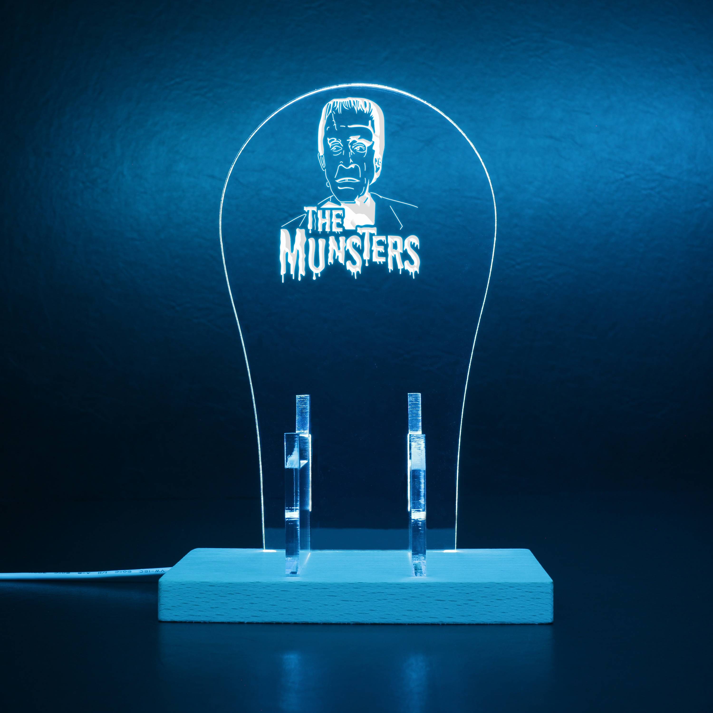 The Munsters RGB LED Gaming Headset Controller Stand