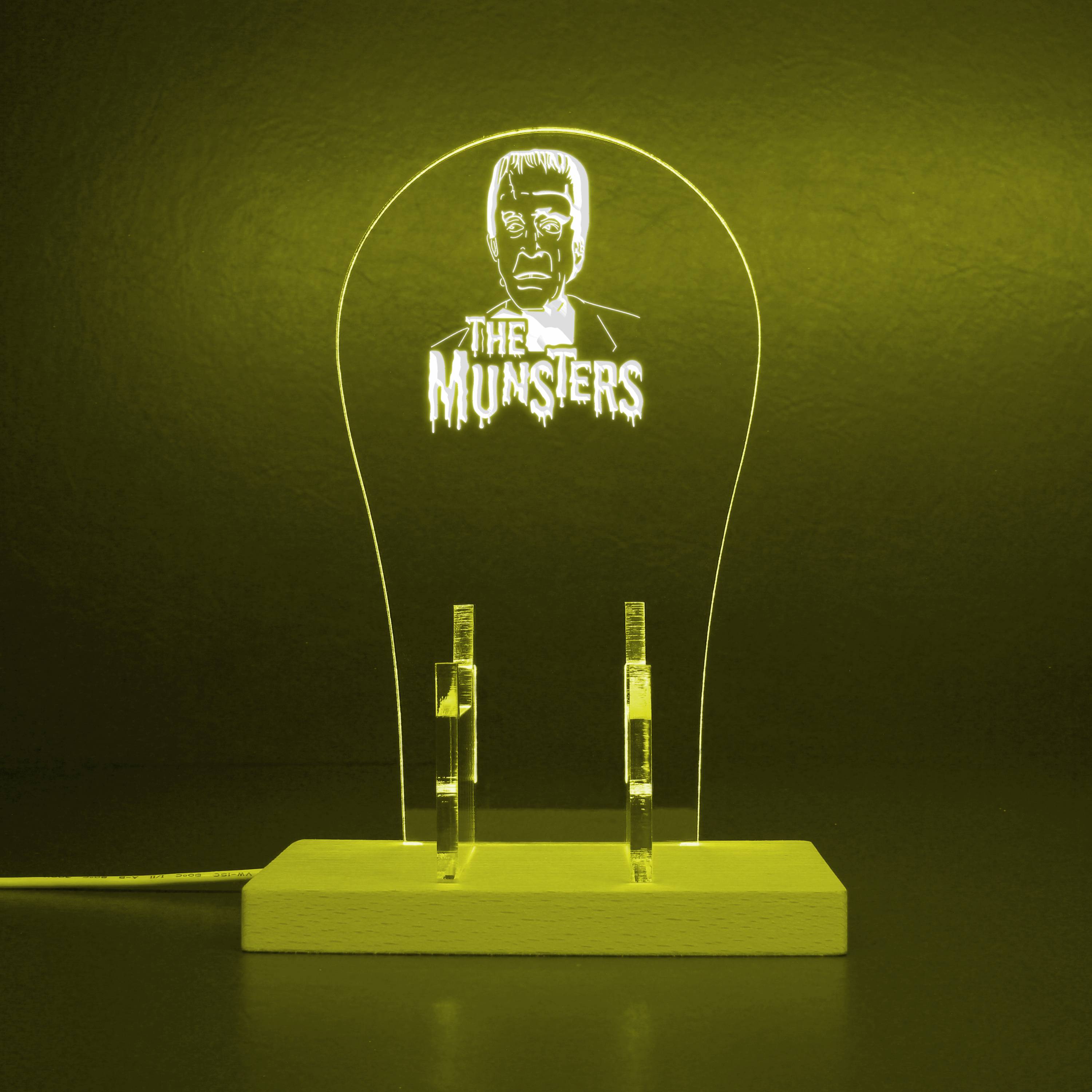 The Munsters RGB LED Gaming Headset Controller Stand