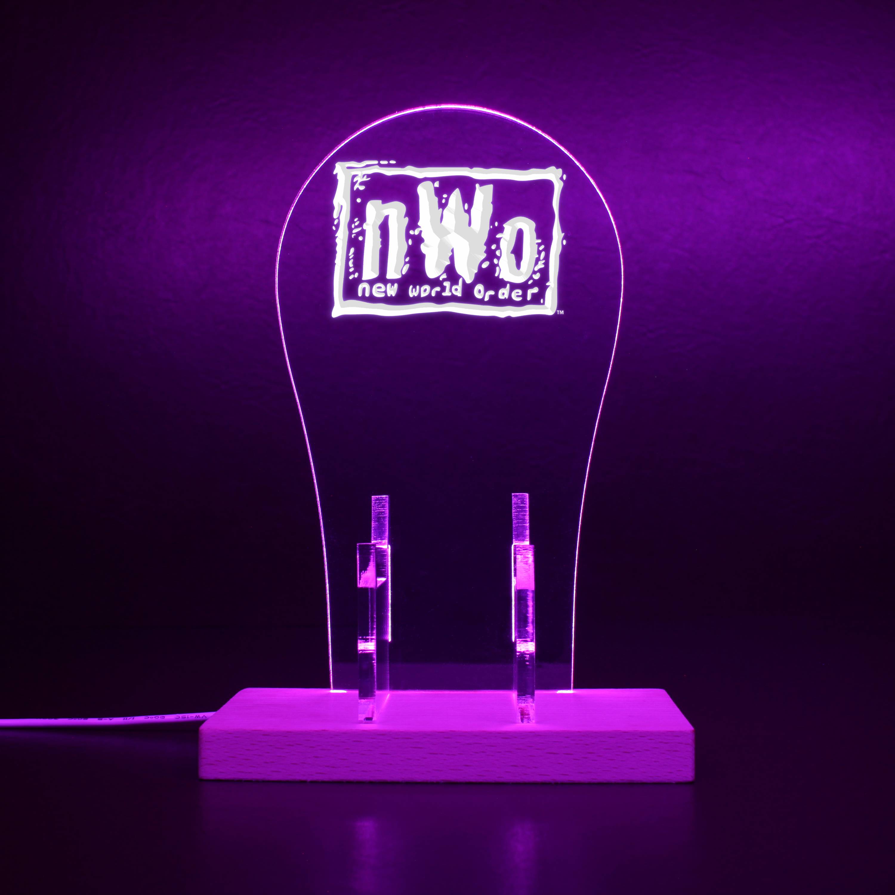 New World Order Now RGB LED Gaming Headset Controller Stand