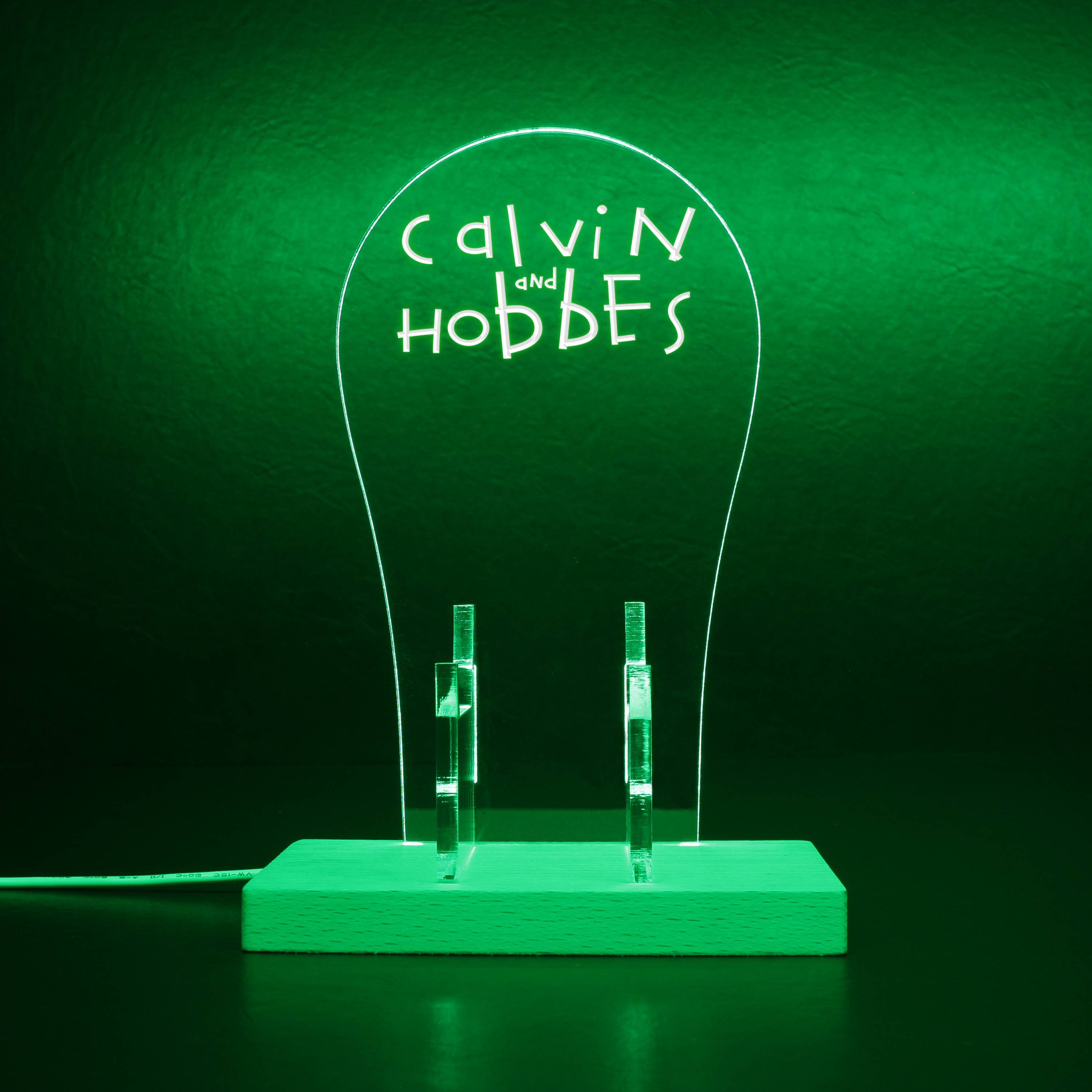 Calvin & Hobbes RGB LED Gaming Headset Controller Stand