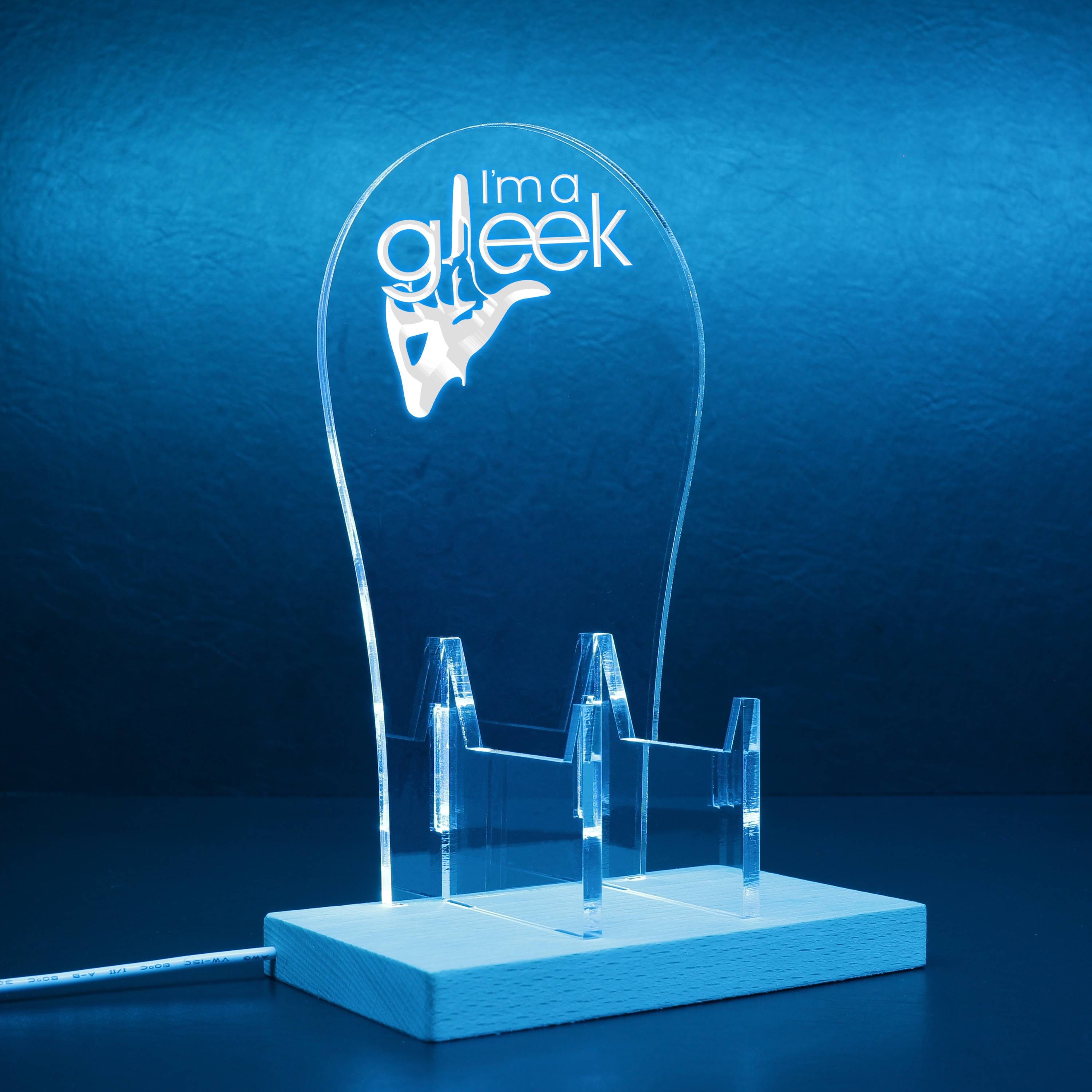 Gleek Is The New Chic Glee RGB LED Gaming Headset Controller Stand