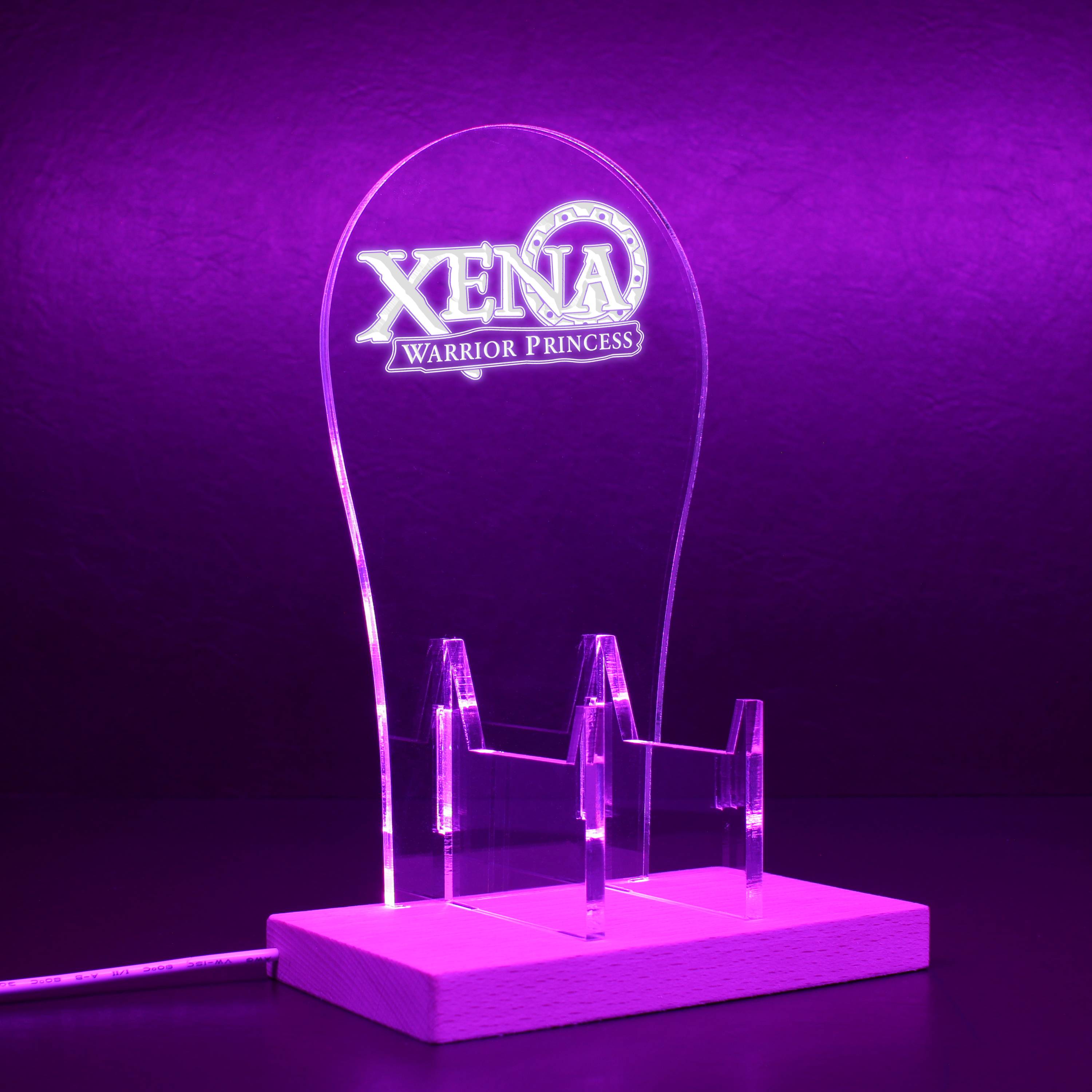 Xena Warrior Princess RGB LED Gaming Headset Controller Stand