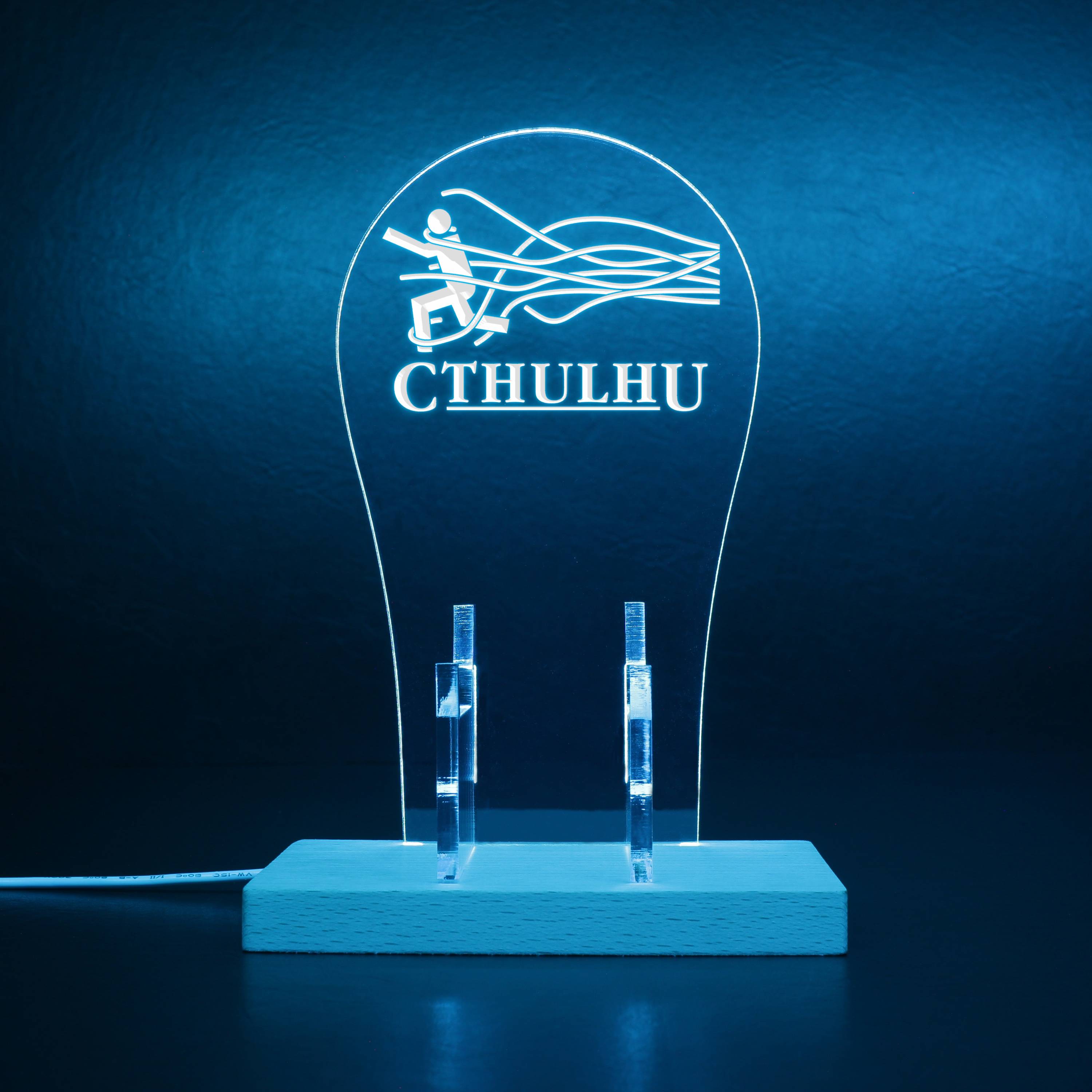 Cthulhu RGB LED Gaming Headset Controller Stand