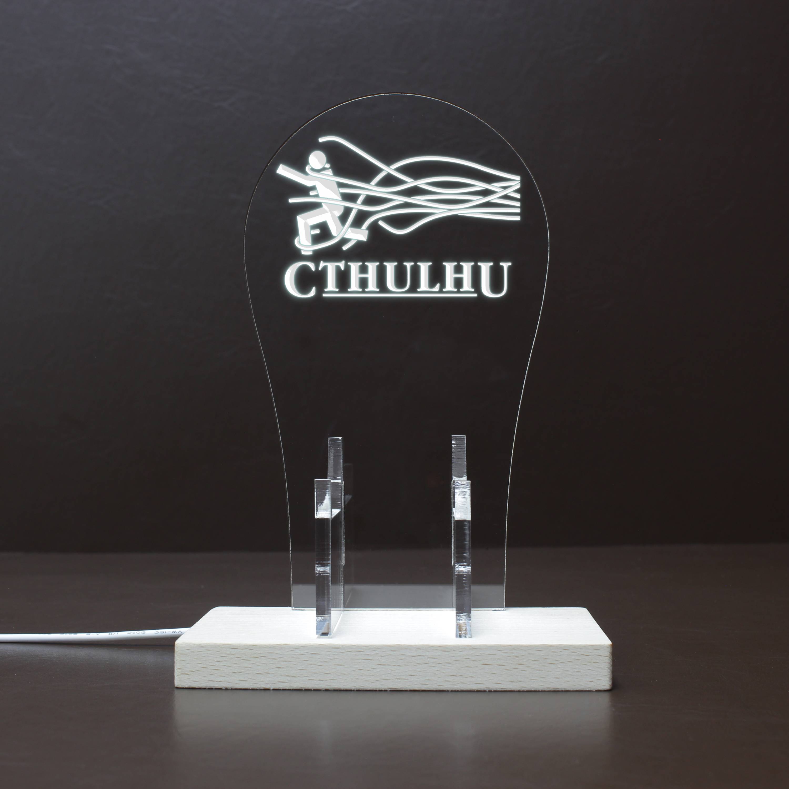 Cthulhu RGB LED Gaming Headset Controller Stand