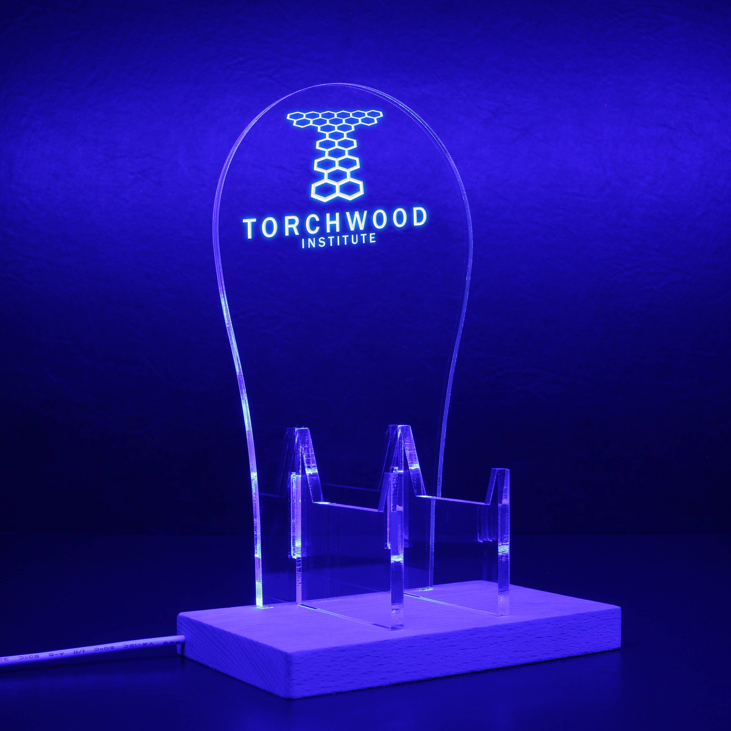 Torchwood Institute RGB LED Gaming Headset Controller Stand