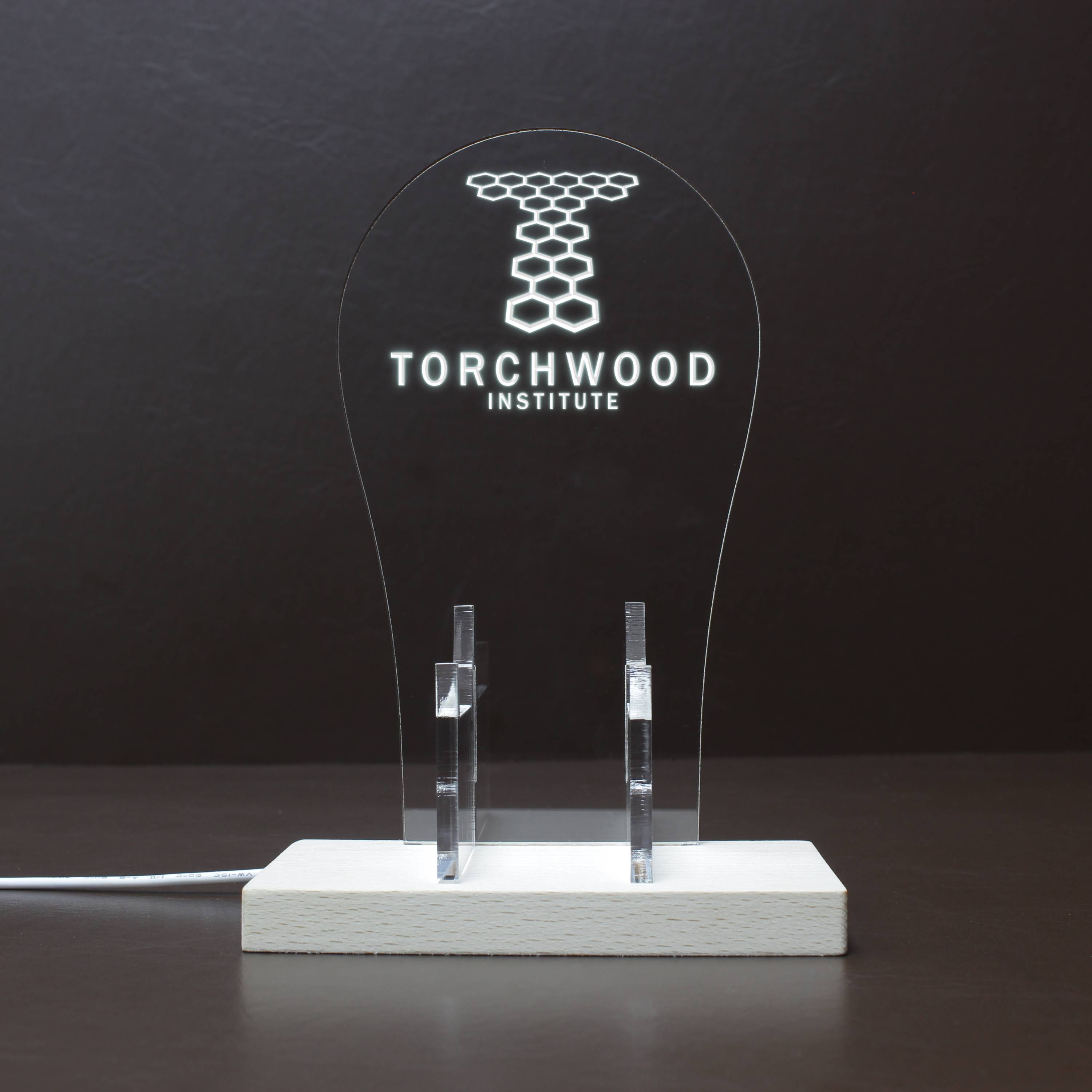 Torchwood Institute RGB LED Gaming Headset Controller Stand