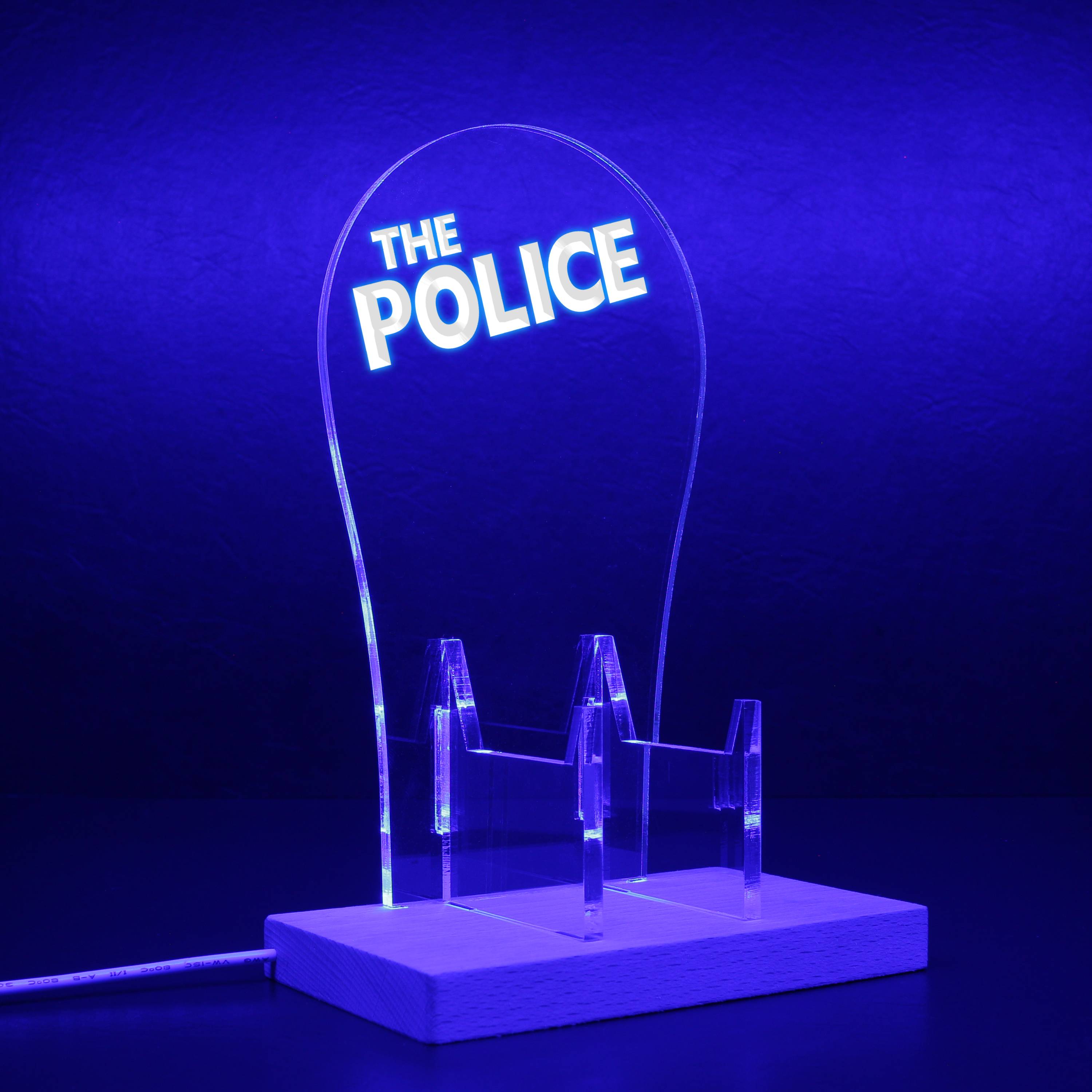 The Police RGB LED Gaming Headset Controller Stand