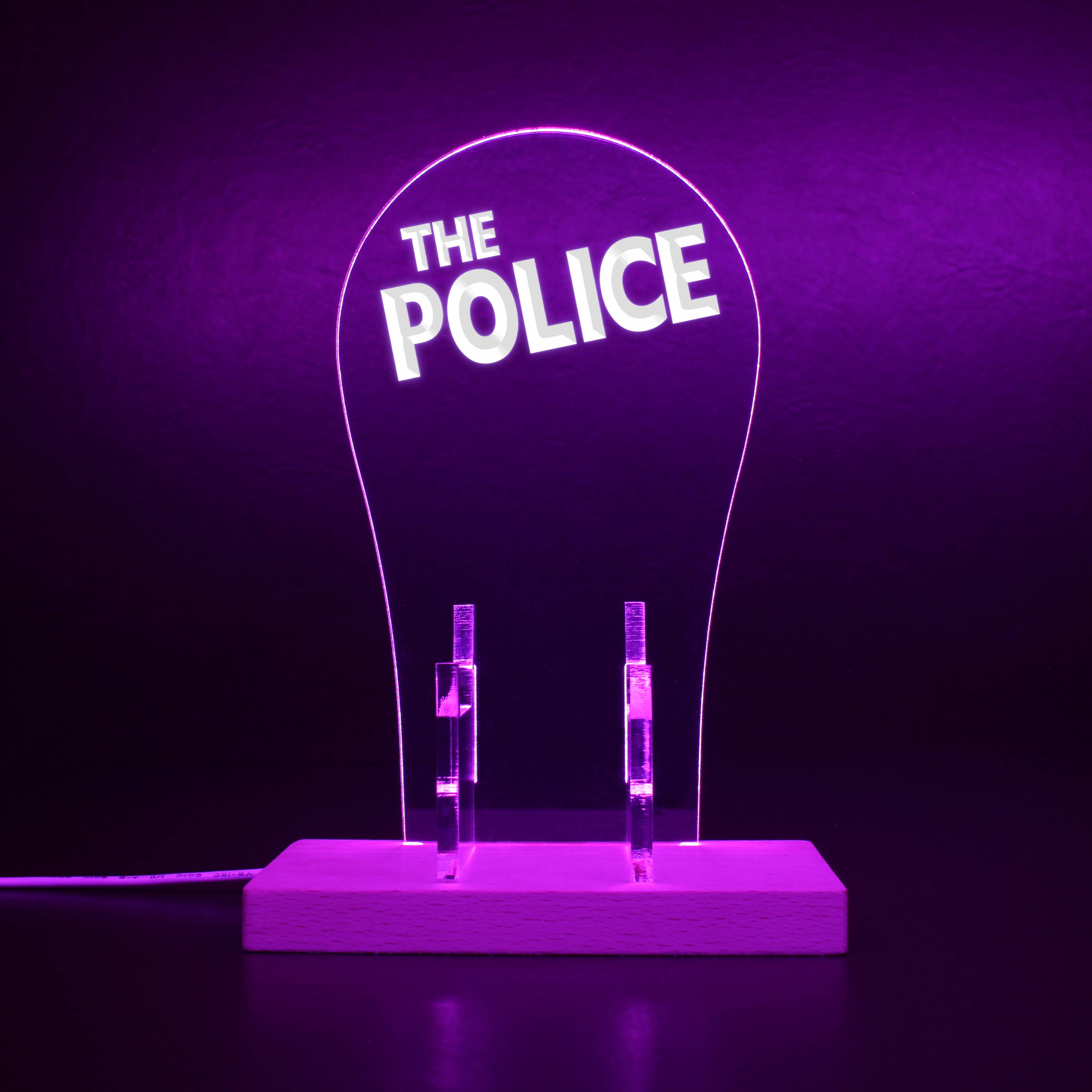 The Police RGB LED Gaming Headset Controller Stand