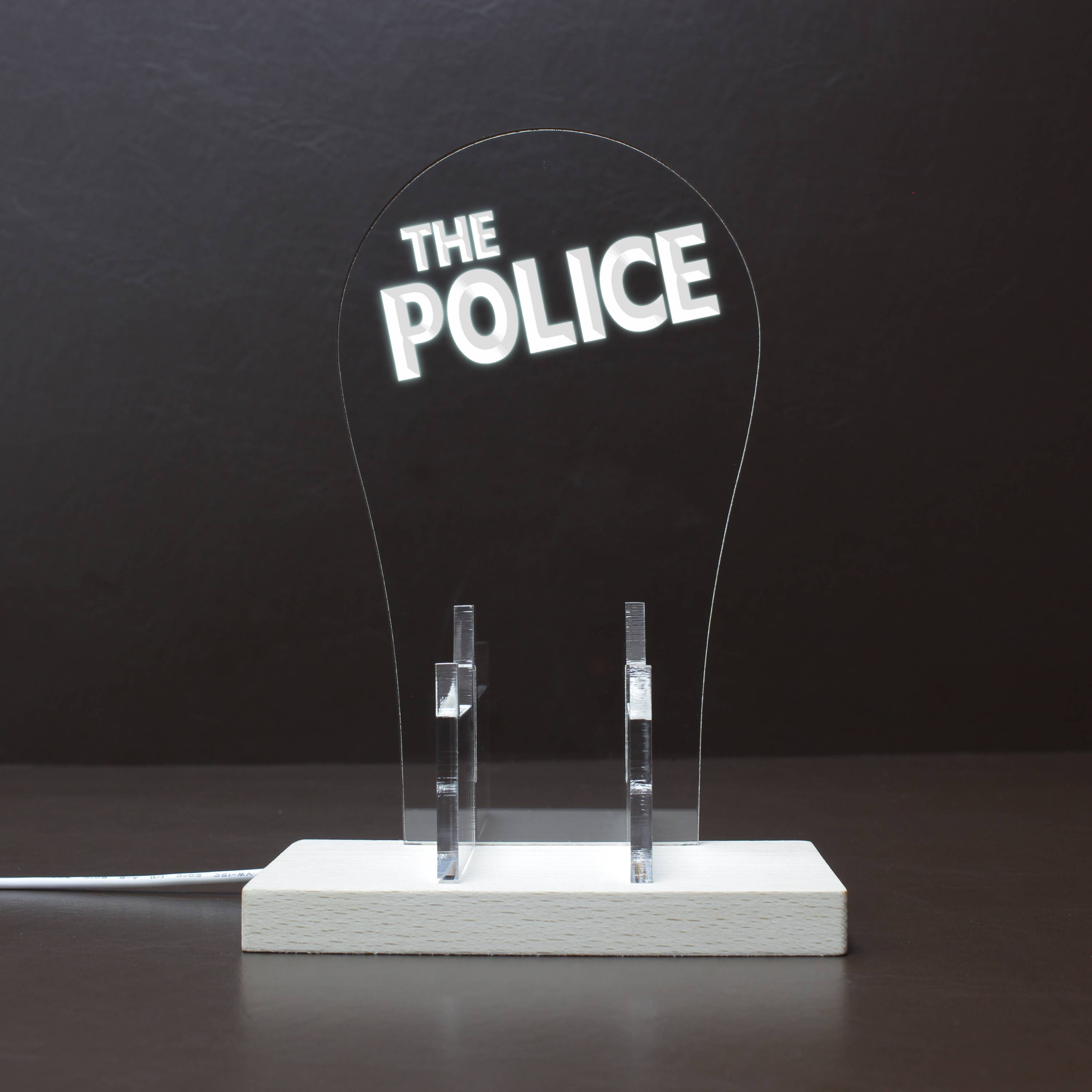 The Police RGB LED Gaming Headset Controller Stand