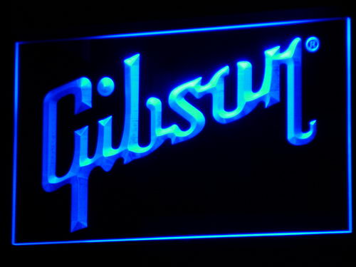 Gibson Guitar Neon Light LED Sign