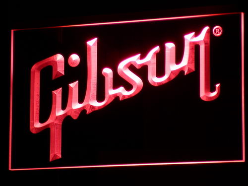 Gibson Guitar Neon Light LED Sign