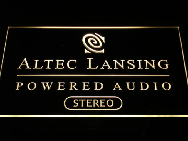 Altec Lansing Logo Neon Light LED Sign