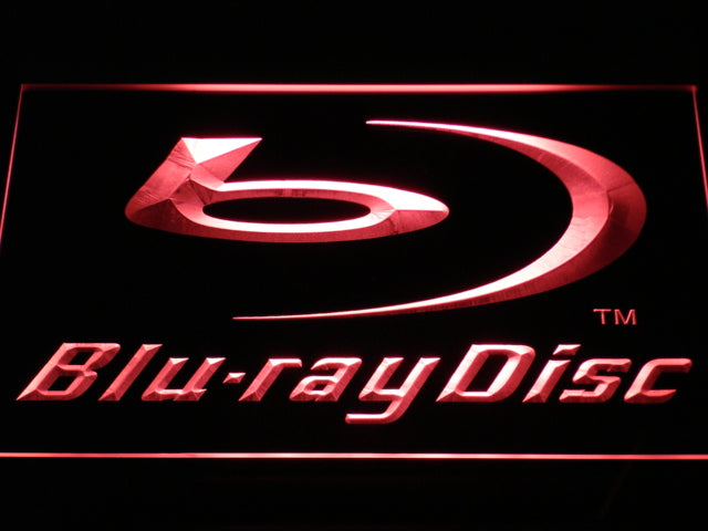 Blu-Ray Disc Logo Display Neon Light LED Sign