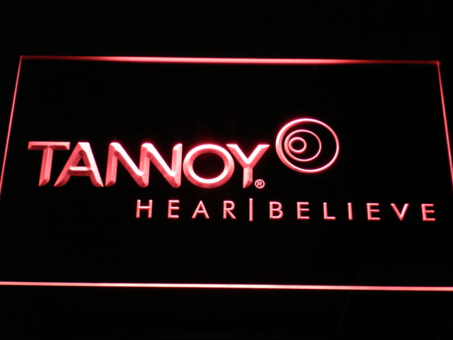 Tannoy Speaker System Neon Light LED Sign