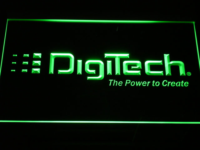 Digitech Guitar Amplifier Neon Light LED Sign