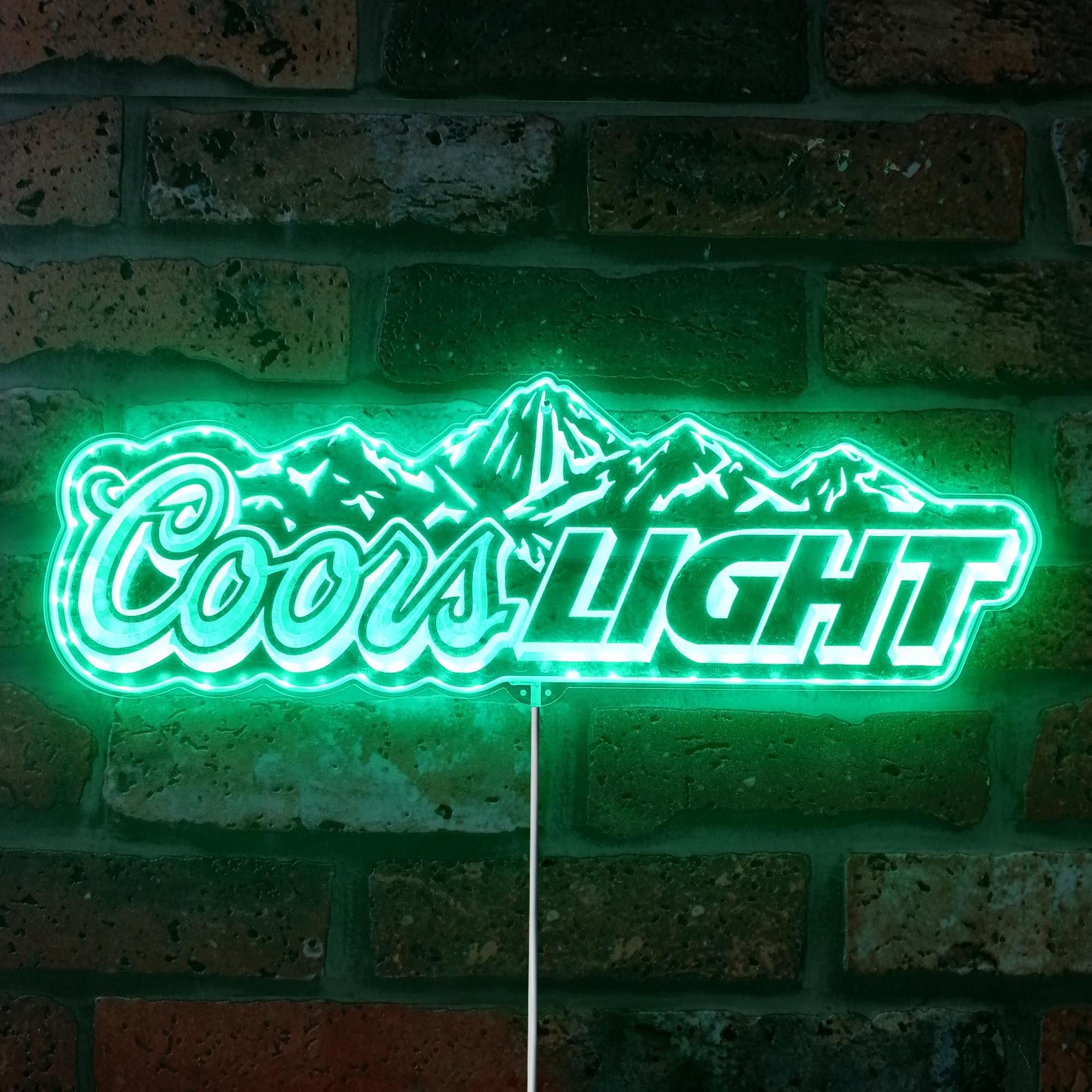 Coors Light Dynamic RGB Edge Lit LED Sign