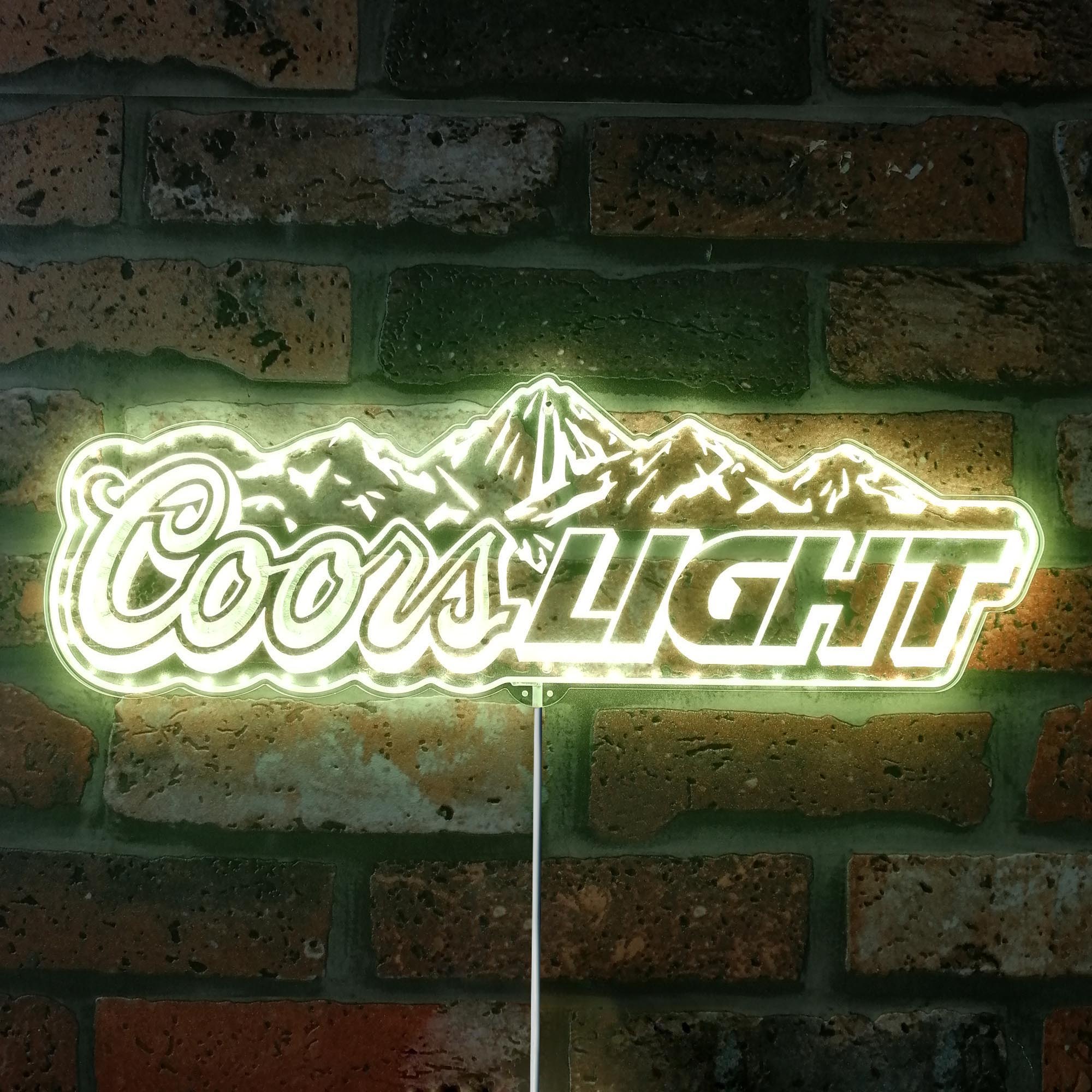 Coors Light Dynamic RGB Edge Lit LED Sign