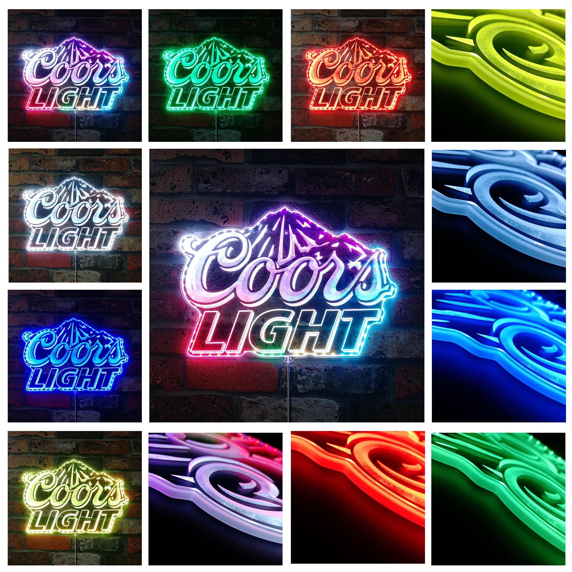 Coors Light Bar Edge Lit LED Sign